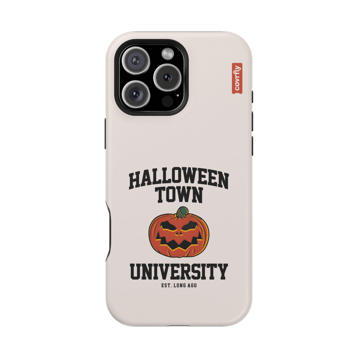 Funda Spooky Alumni para iPhone 16 Pro Max Matte Premium - View 1 - Diseño Premium covrfly