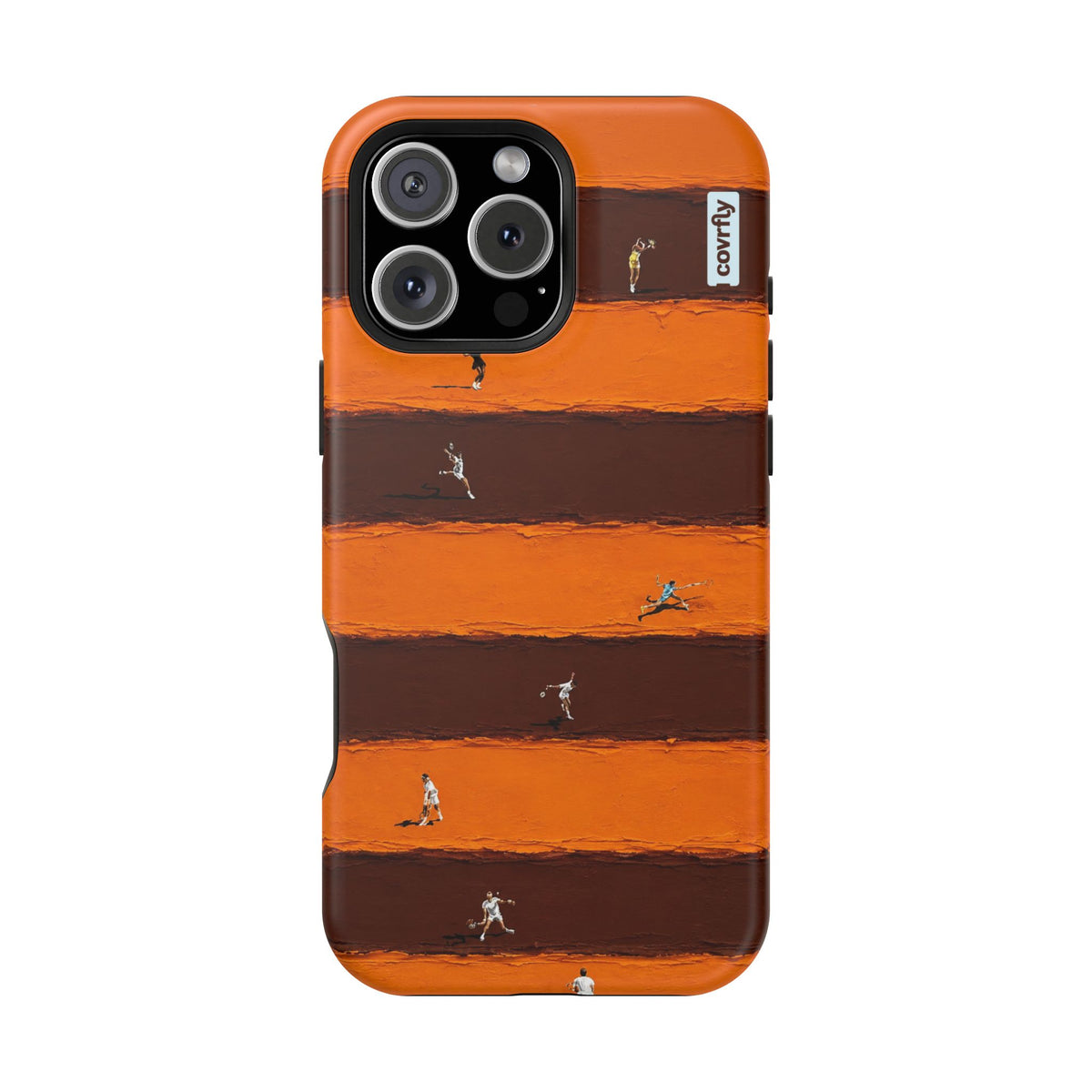 Funda Tenis Miniatura para iPhone 16 Pro Max Matte Premium - View 1 - Diseño Premium covrfly