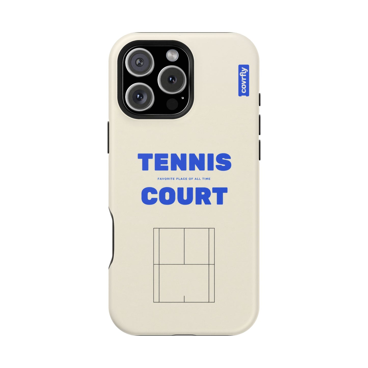 Funda Tennis Court para iPhone 16 Pro Max Matte Premium - View 1 - Diseño Premium covrfly