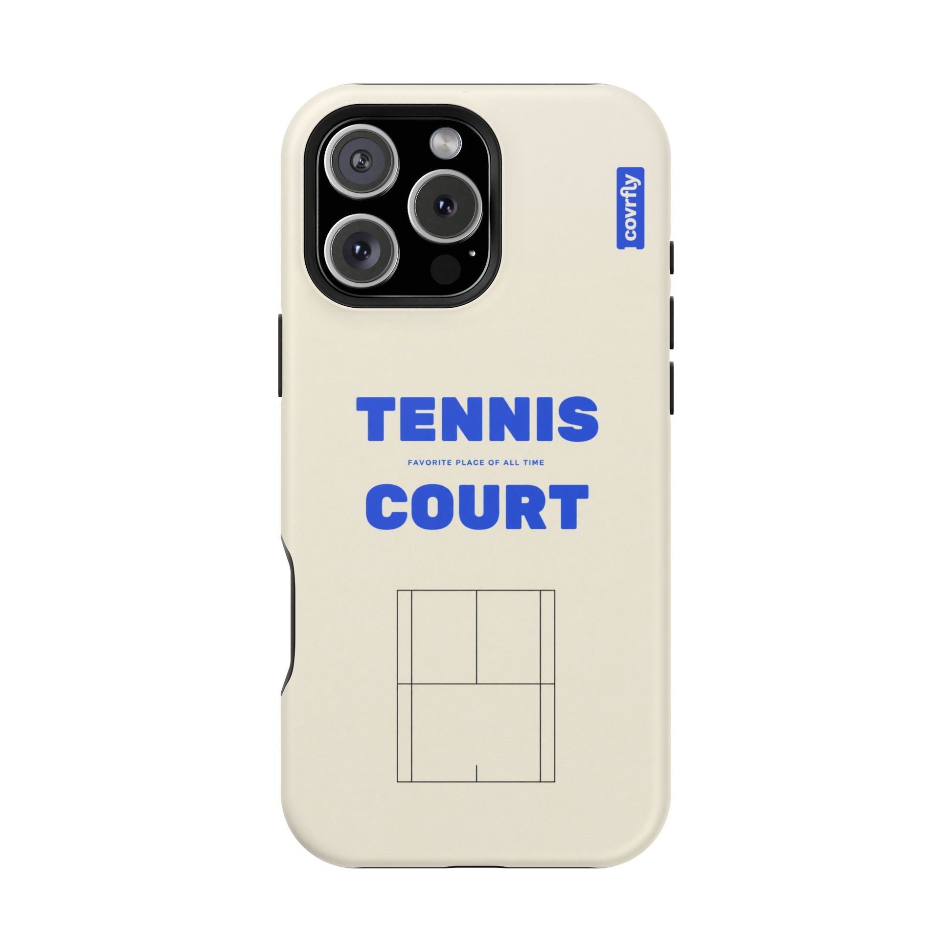Funda Tennis Court para iPhone 16 Pro Max Matte Premium - View 1 - Diseño Premium covrfly