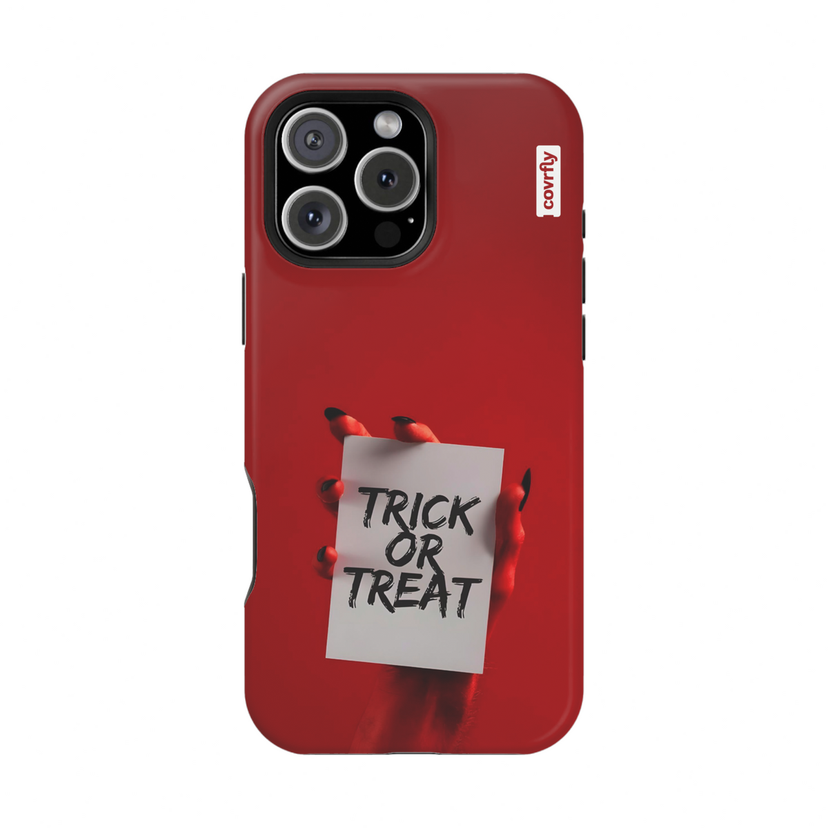 Funda Trick or Treat para iPhone 16 Pro Max Matte Premium - View 1 - Diseño Premium covrfly