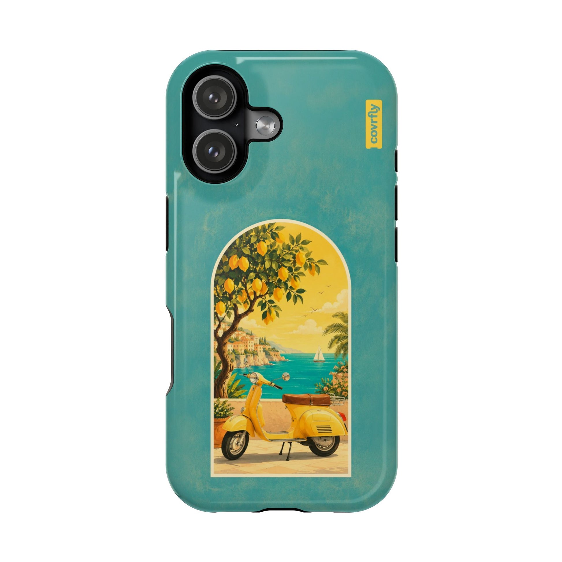 Funda Costa Quieta para iPhone 17 - View 1 - Diseño Premium covrfly