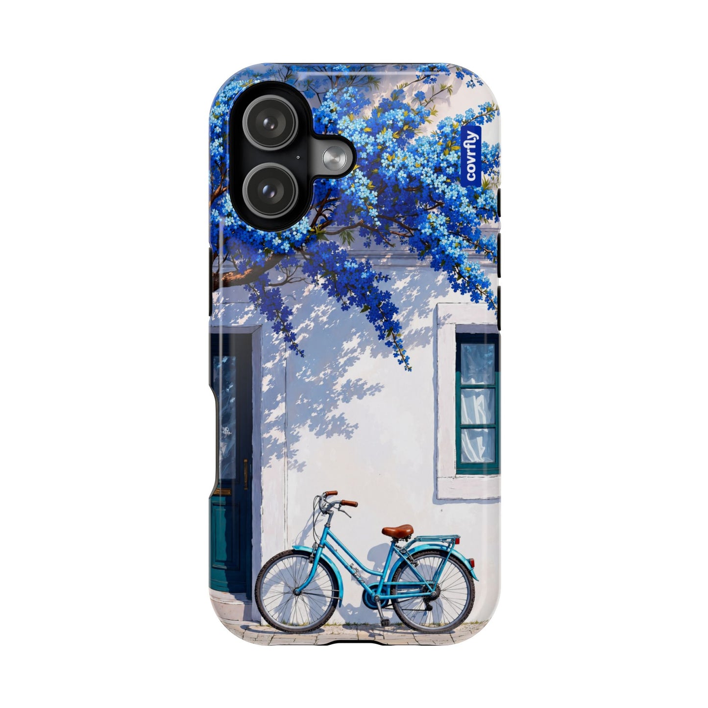 Funda Flores & Ruedas para iPhone 17 - View 1 - Diseño Premium covrfly
