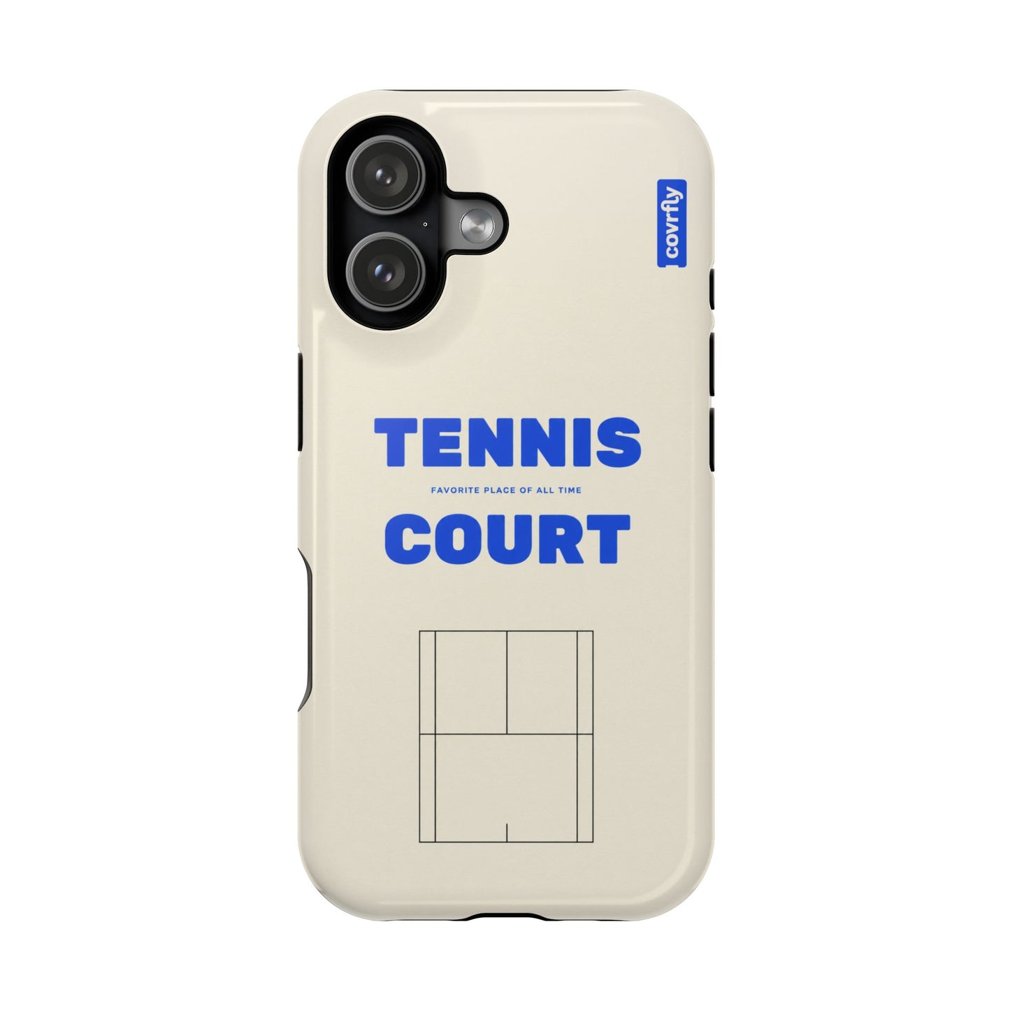 Funda Tennis Court para iPhone 17 - View 1 - Diseño Premium covrfly