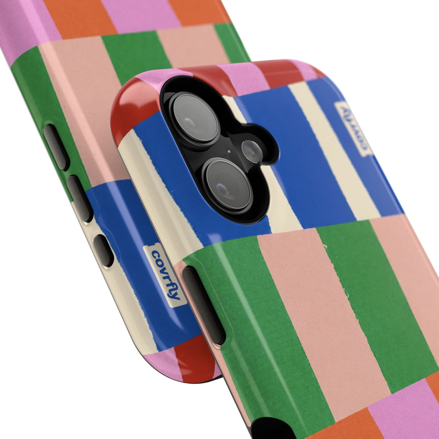 Funda Franjas Rotas para iPhone 17 - View 2 - Diseño Premium covrfly