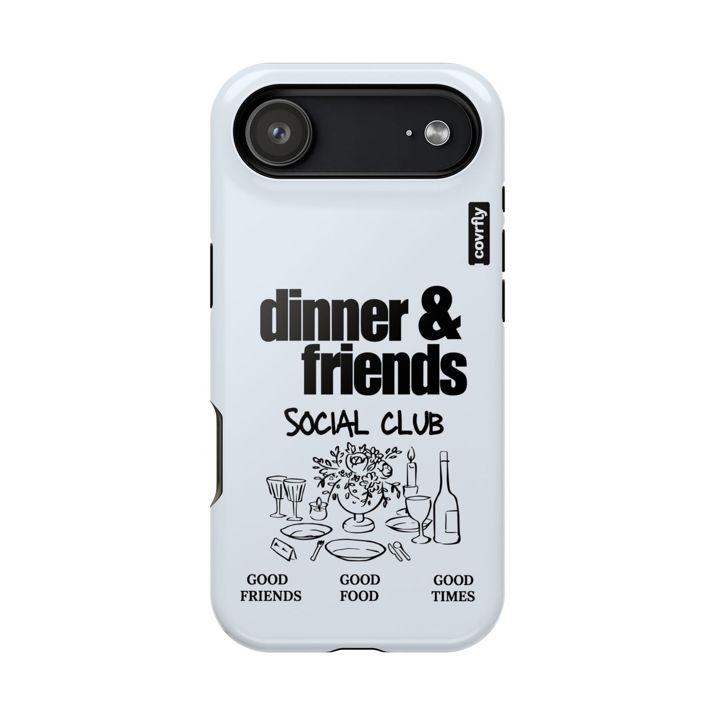 Funda Dinner & Friends para iPhone 17 Air - View 1 - Diseño Premium covrfly