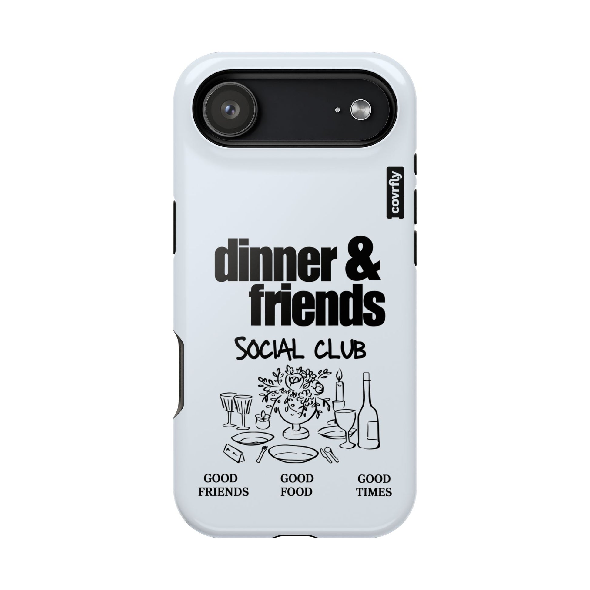 Funda Dinner & Friends para iPhone 17 Air - View 1 - Diseño Premium covrfly