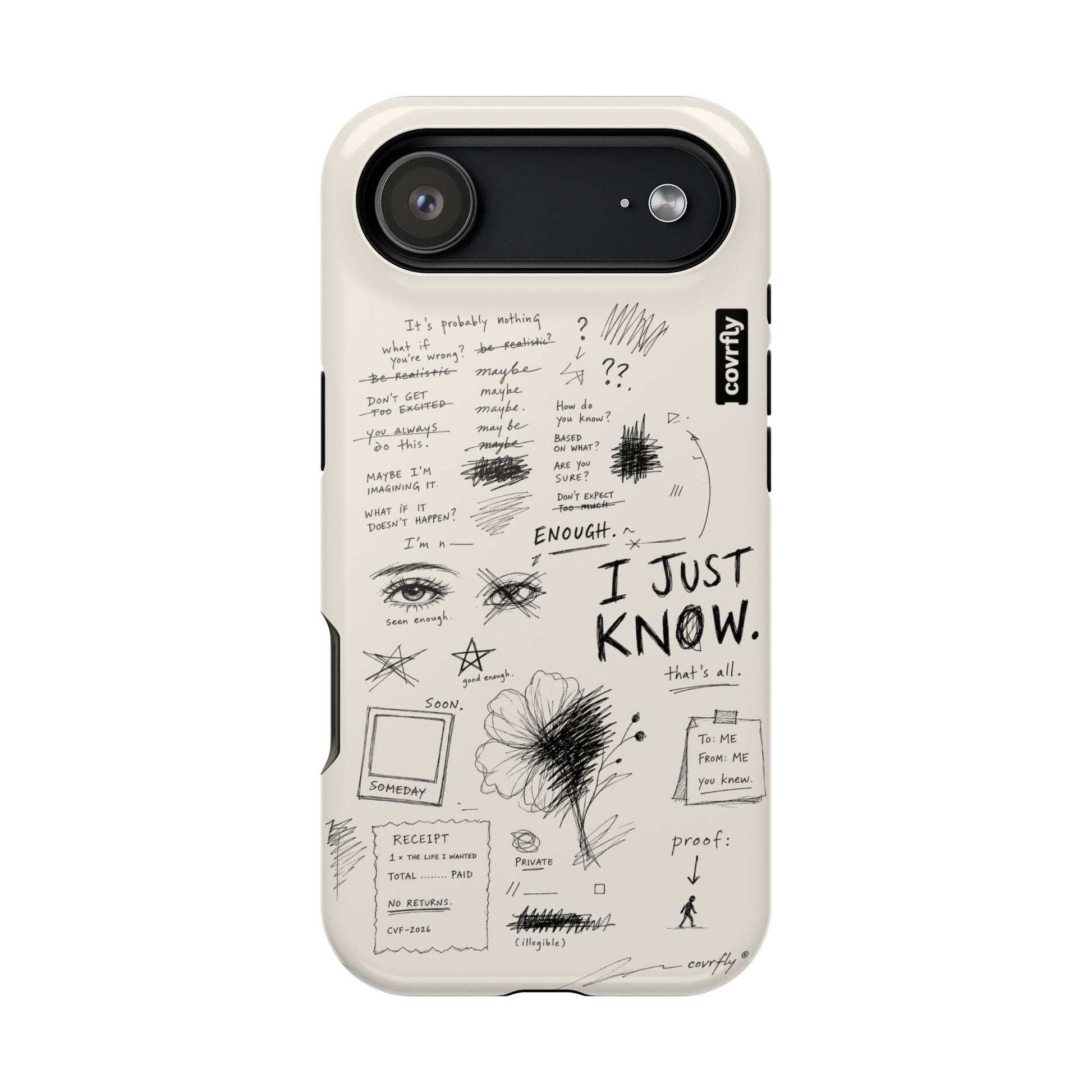 Funda I Just Know para iPhone 17 Air - View 1 - Diseño Premium covrfly