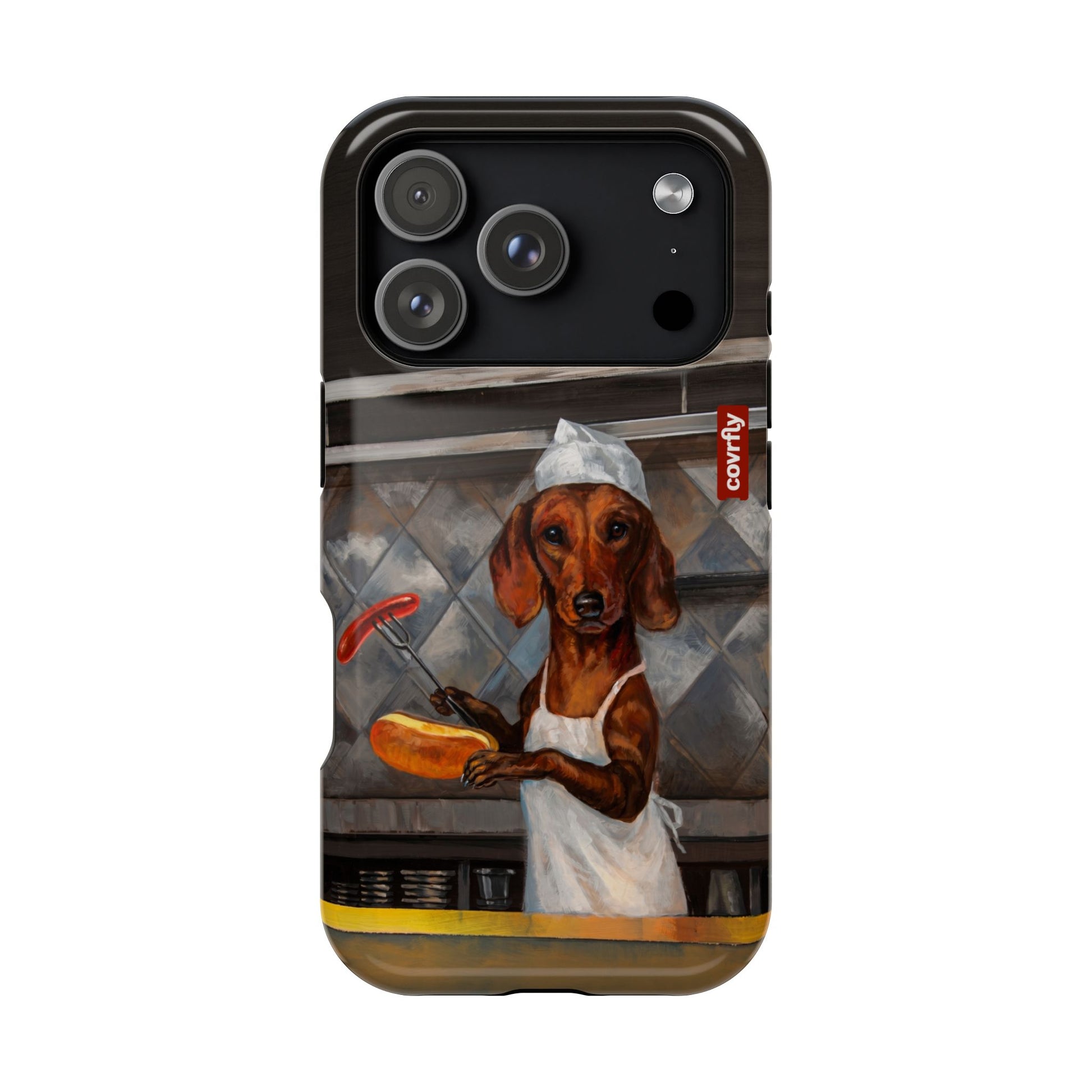 Funda Chef Salchicha para iPhone 17 Pro - View 1 - Diseño Premium covrfly
