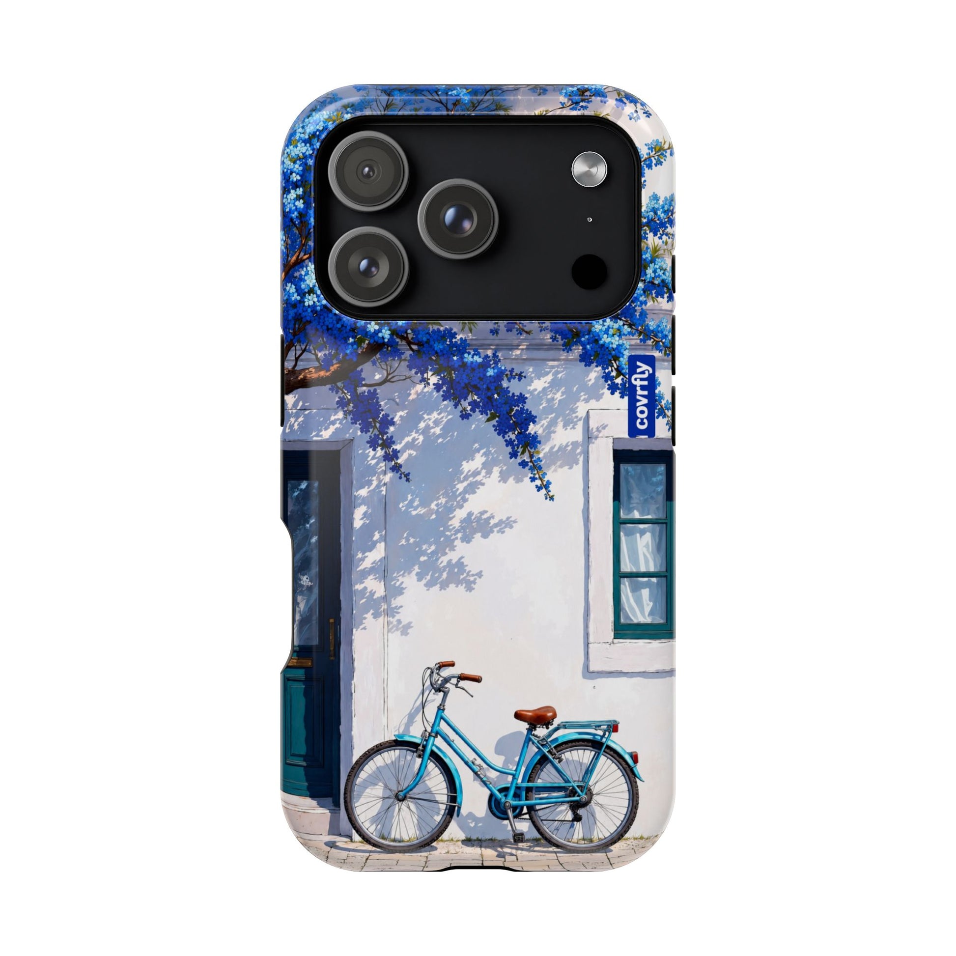 Funda Flores & Ruedas para iPhone 17 Pro - View 1 - Diseño Premium covrfly