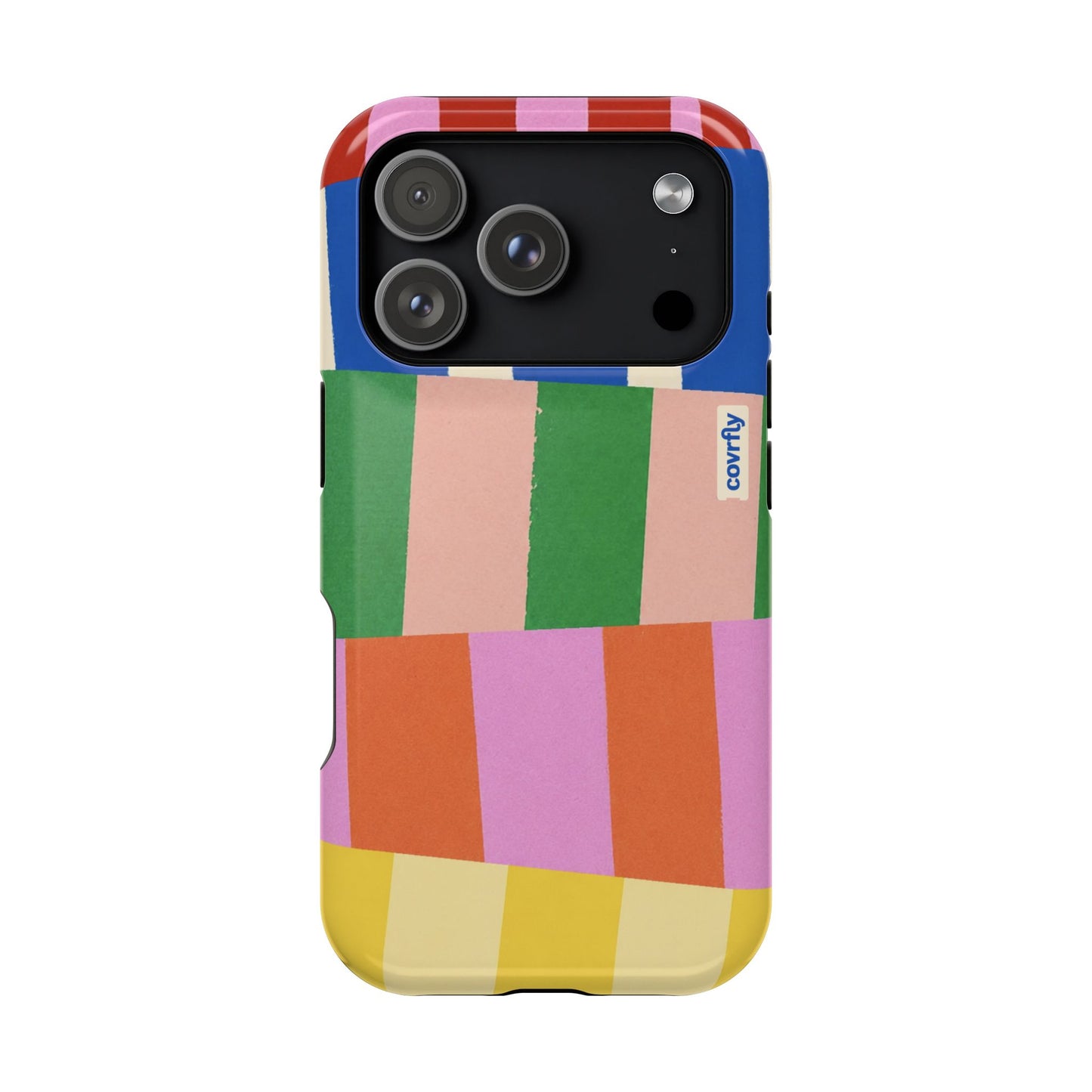 Funda Franjas Rotas para iPhone 17 Pro - View 1 - Diseño Premium covrfly