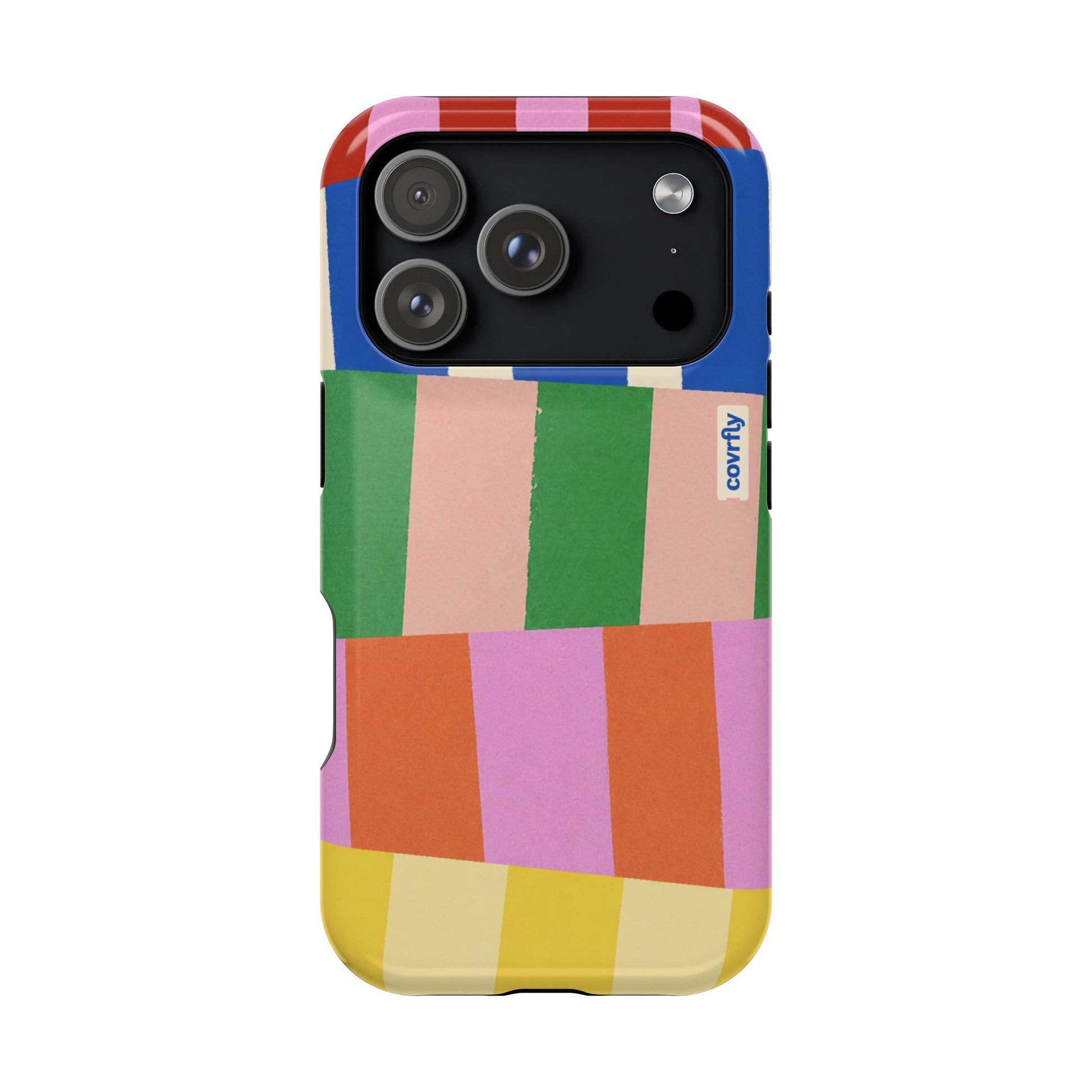 Funda Franjas Rotas para iPhone 17 Pro - View 1 - Diseño Premium covrfly