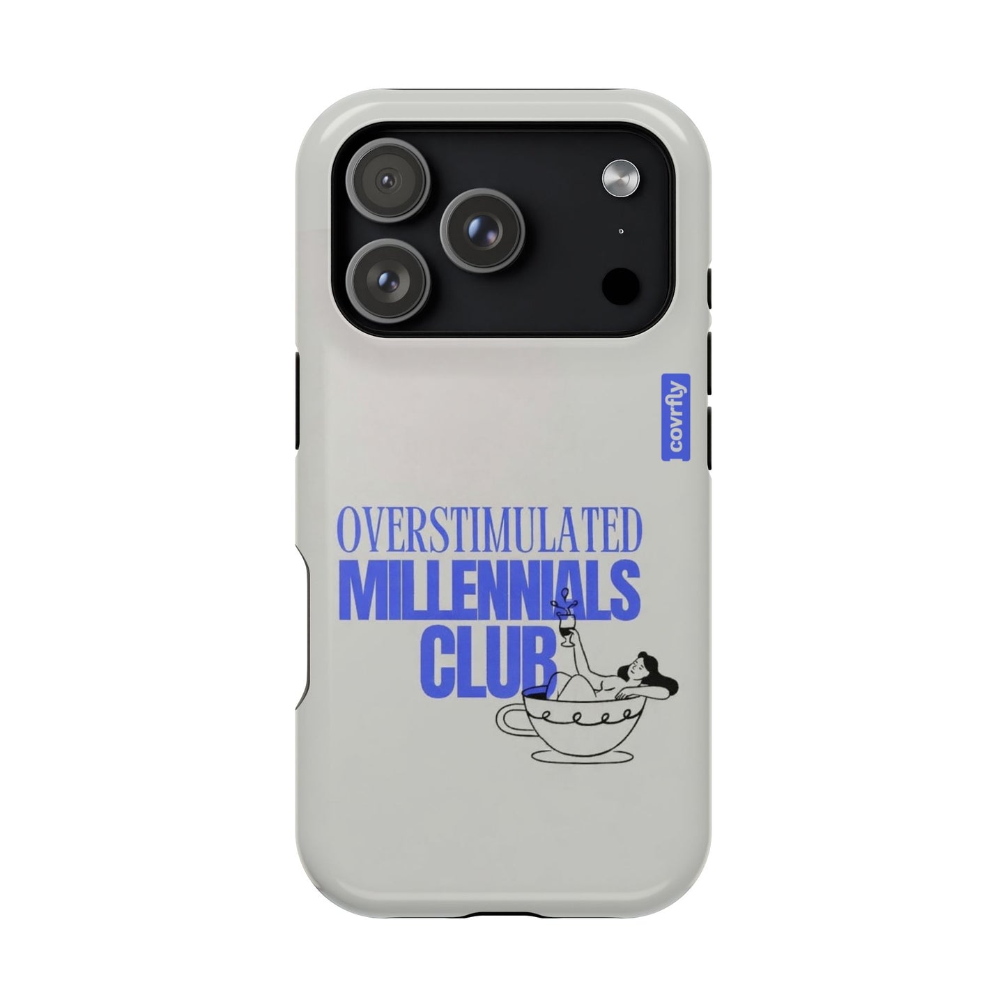 Funda Overstimulated Club para iPhone 17 Pro - View 1 - Diseño Premium covrfly