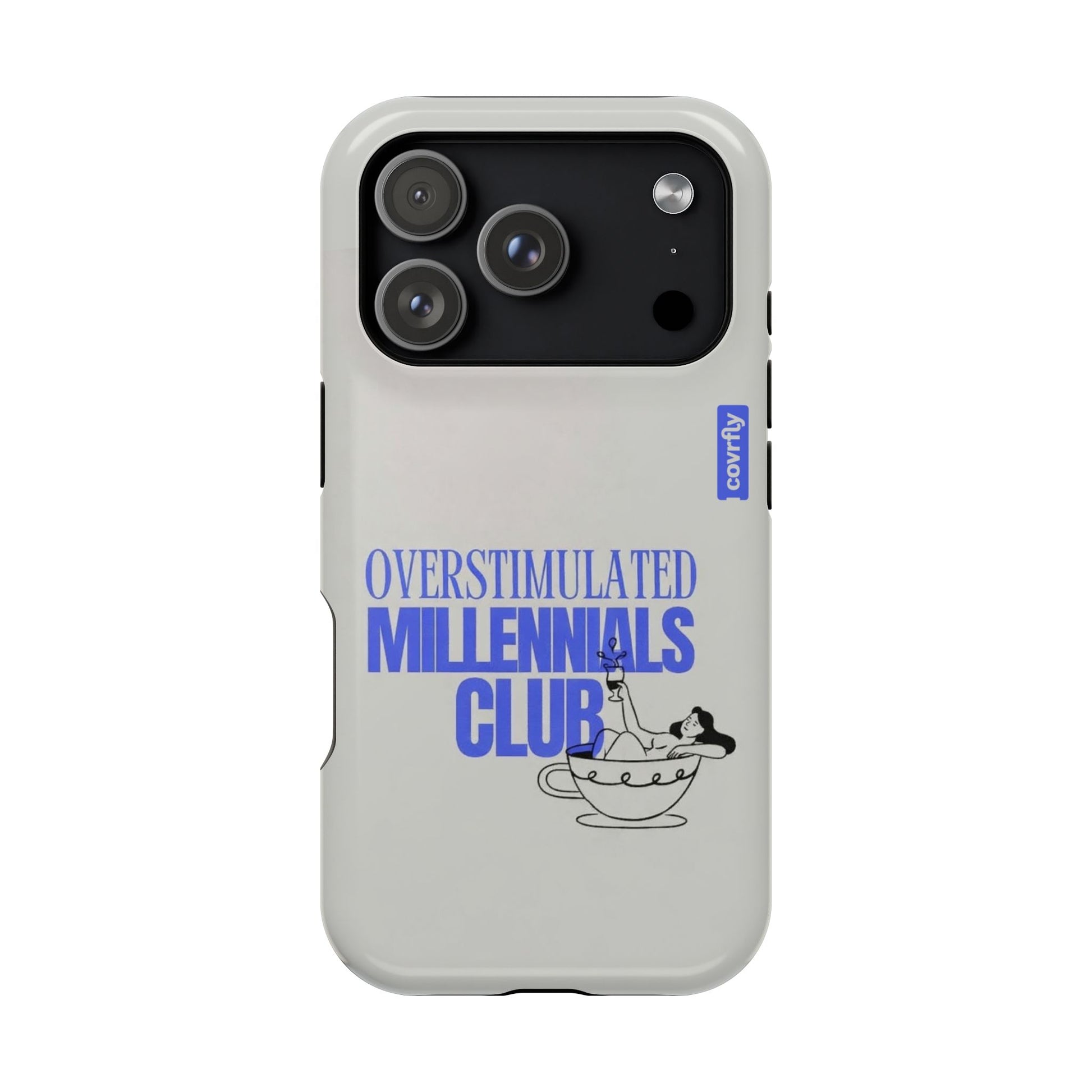 Funda Overstimulated Club para iPhone 17 Pro - View 1 - Diseño Premium covrfly