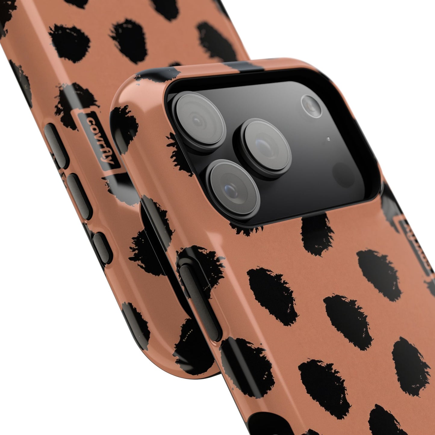 Funda Caos Terracota para iPhone 17 Pro - View 2 - Diseño Premium covrfly