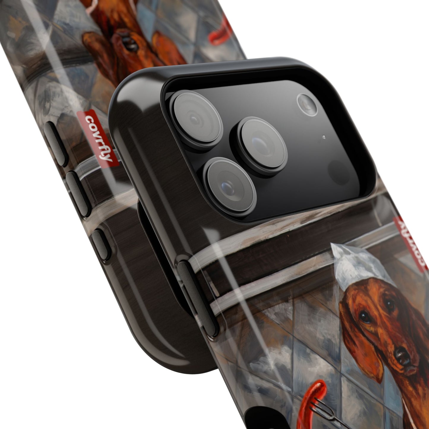 Funda Chef Salchicha para iPhone 17 Pro - View 2 - Diseño Premium covrfly