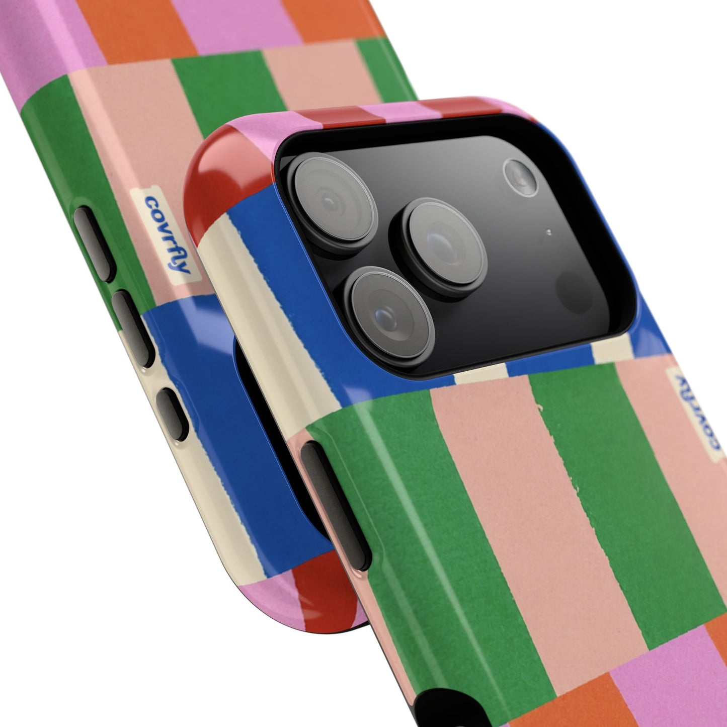 Funda Franjas Rotas para iPhone 17 Pro - View 2 - Diseño Premium covrfly