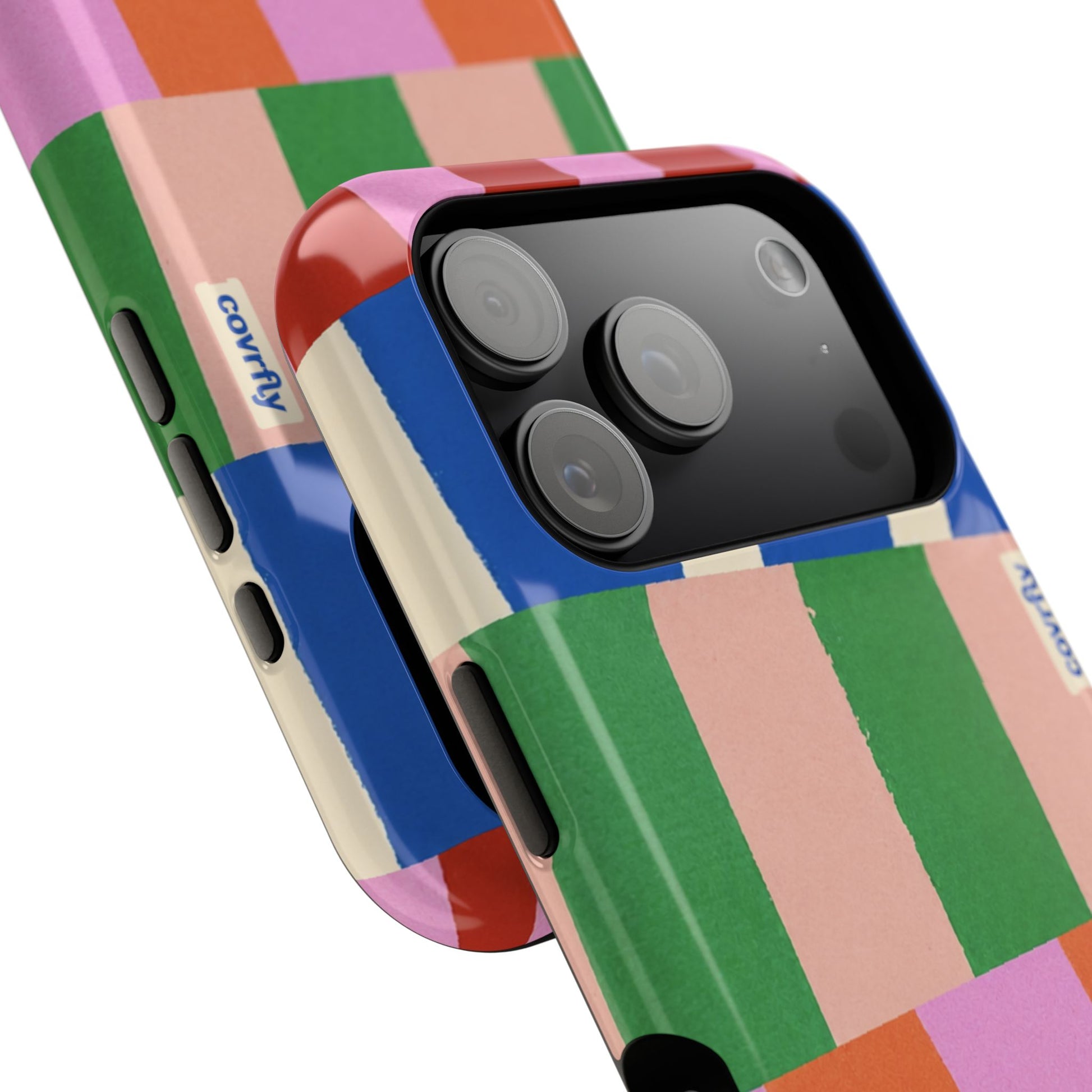 Funda Franjas Rotas para iPhone 17 Pro - View 2 - Diseño Premium covrfly
