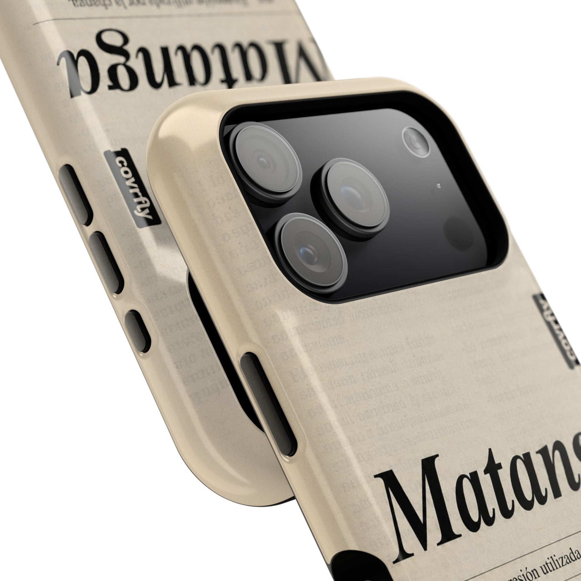 Funda Matanga Dijo para iPhone 17 Pro - View 2 - Diseño Premium covrfly
