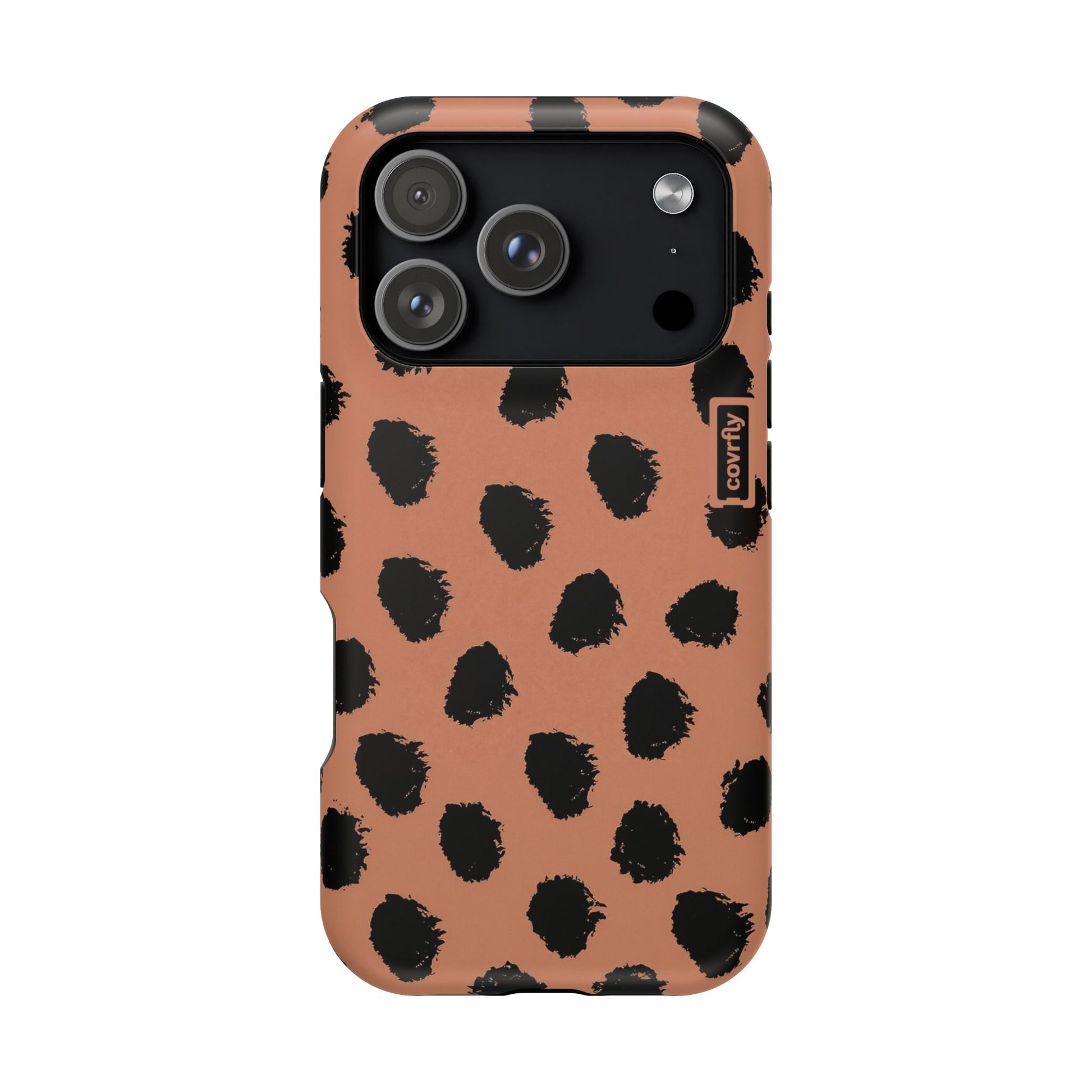 Funda Caos Terracota para iPhone 17 Pro Matte Premium - View 1 - Diseño Premium covrfly