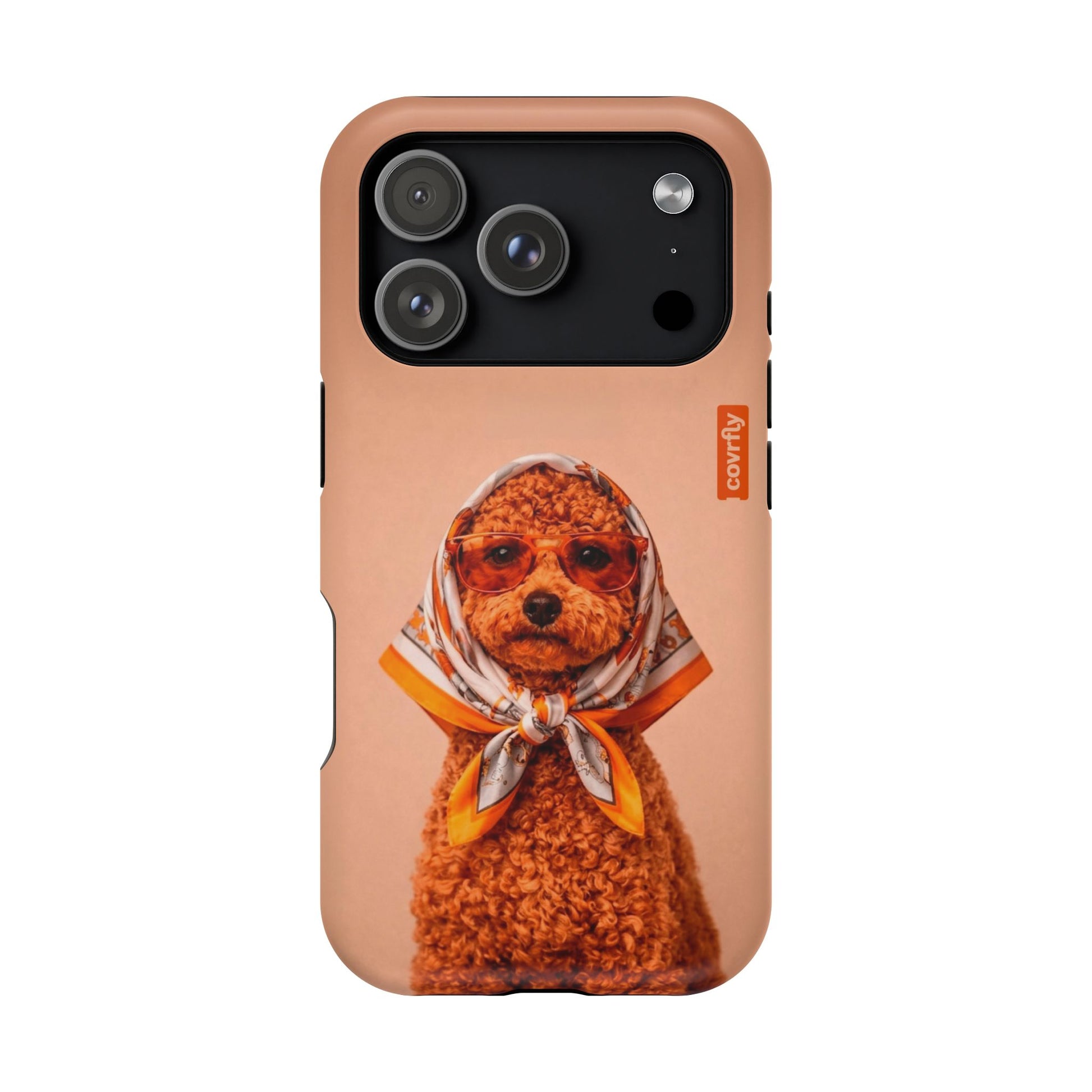 Funda Couture Pup para iPhone 17 Pro Matte Premium - View 1 - Diseño Premium covrfly
