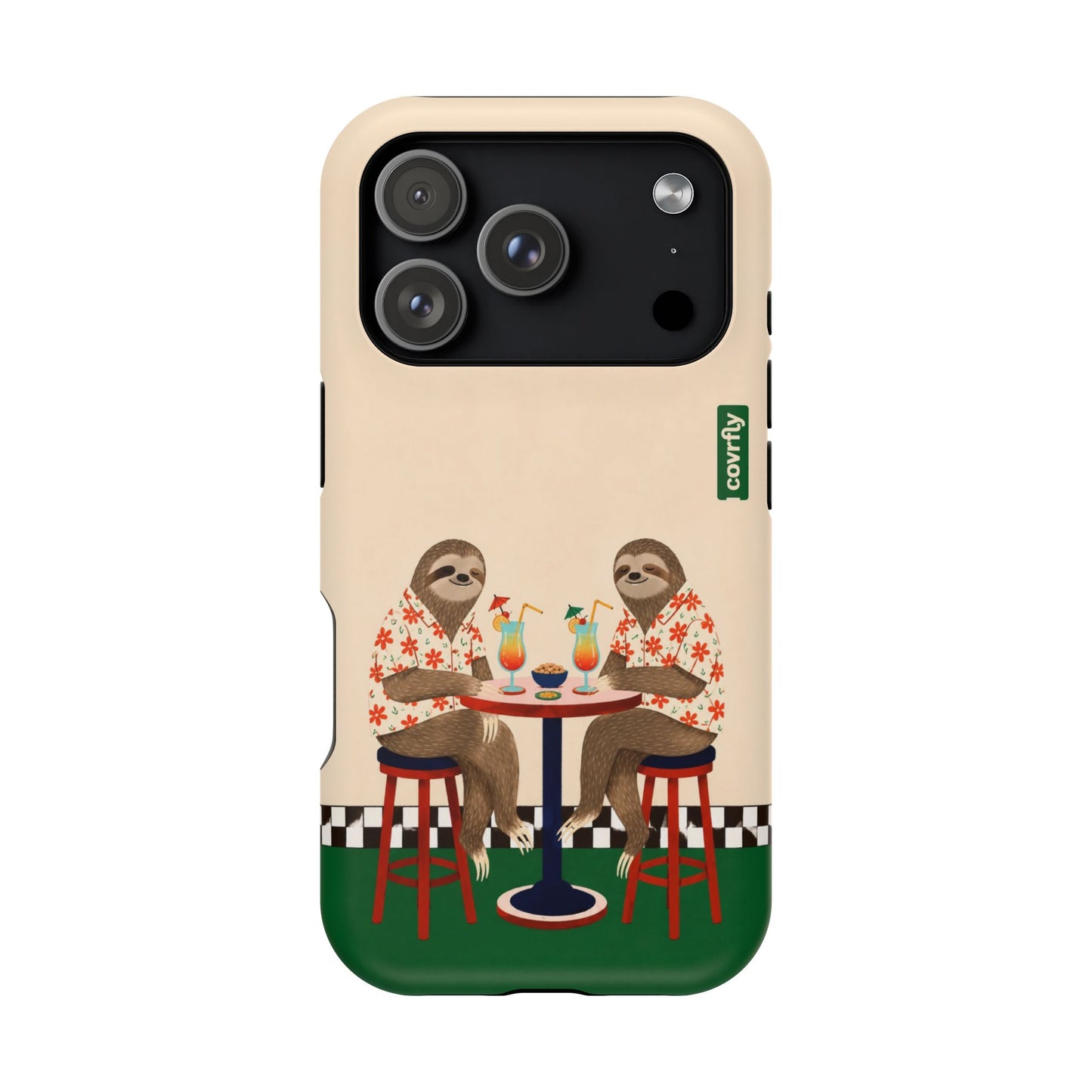 Funda Dos Perezas para iPhone 17 Pro Matte Premium - View 1 - Diseño Premium covrfly