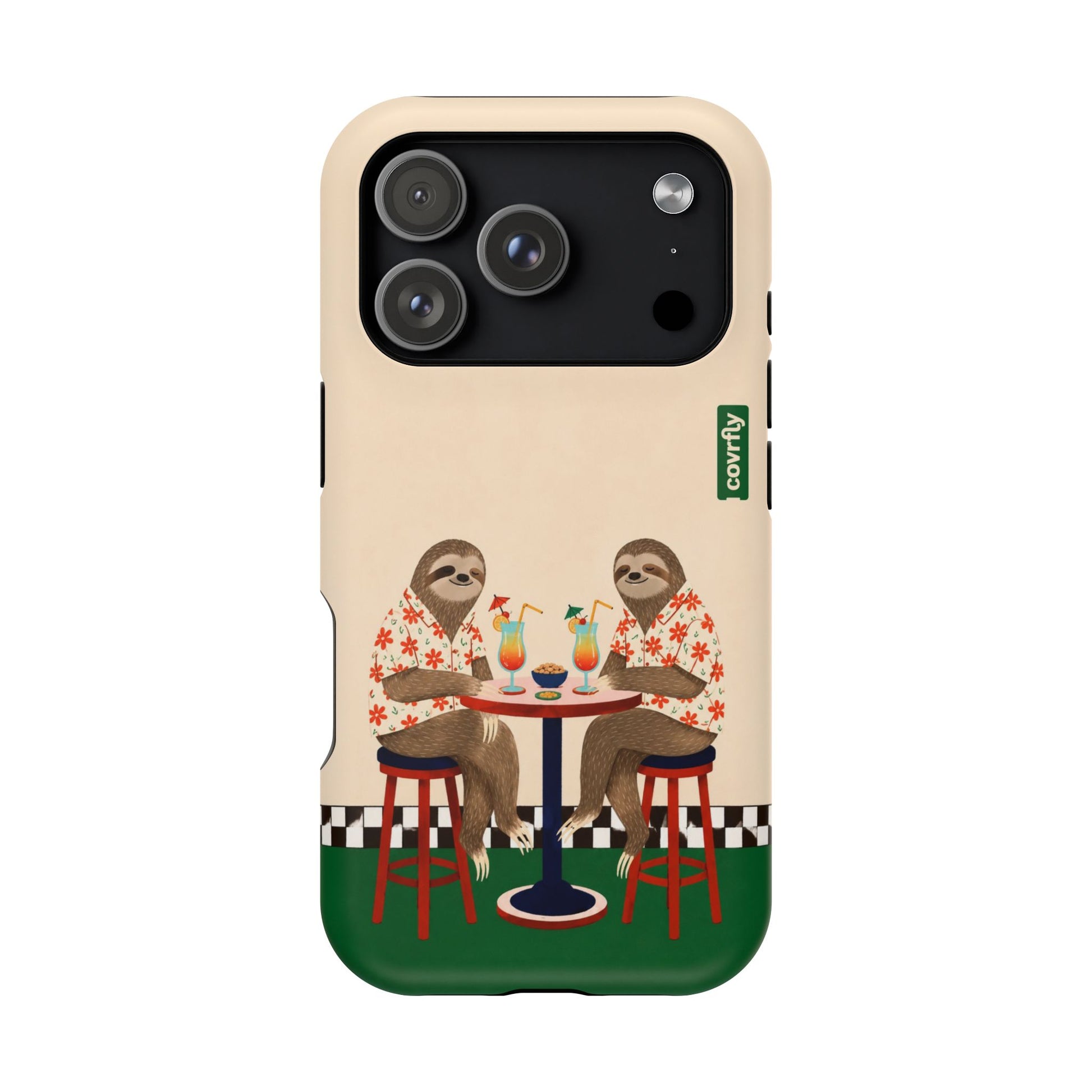 Funda Dos Perezas para iPhone 17 Pro Matte Premium - View 1 - Diseño Premium covrfly