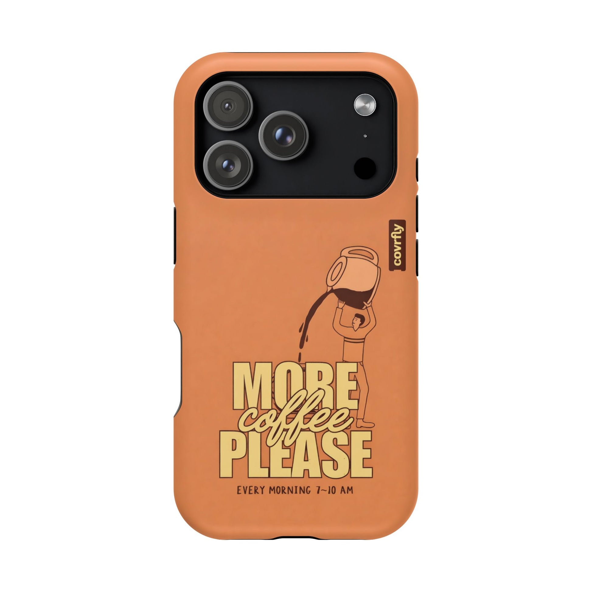 Funda More Please para iPhone 17 Pro Matte Premium - View 1 - Diseño Premium covrfly