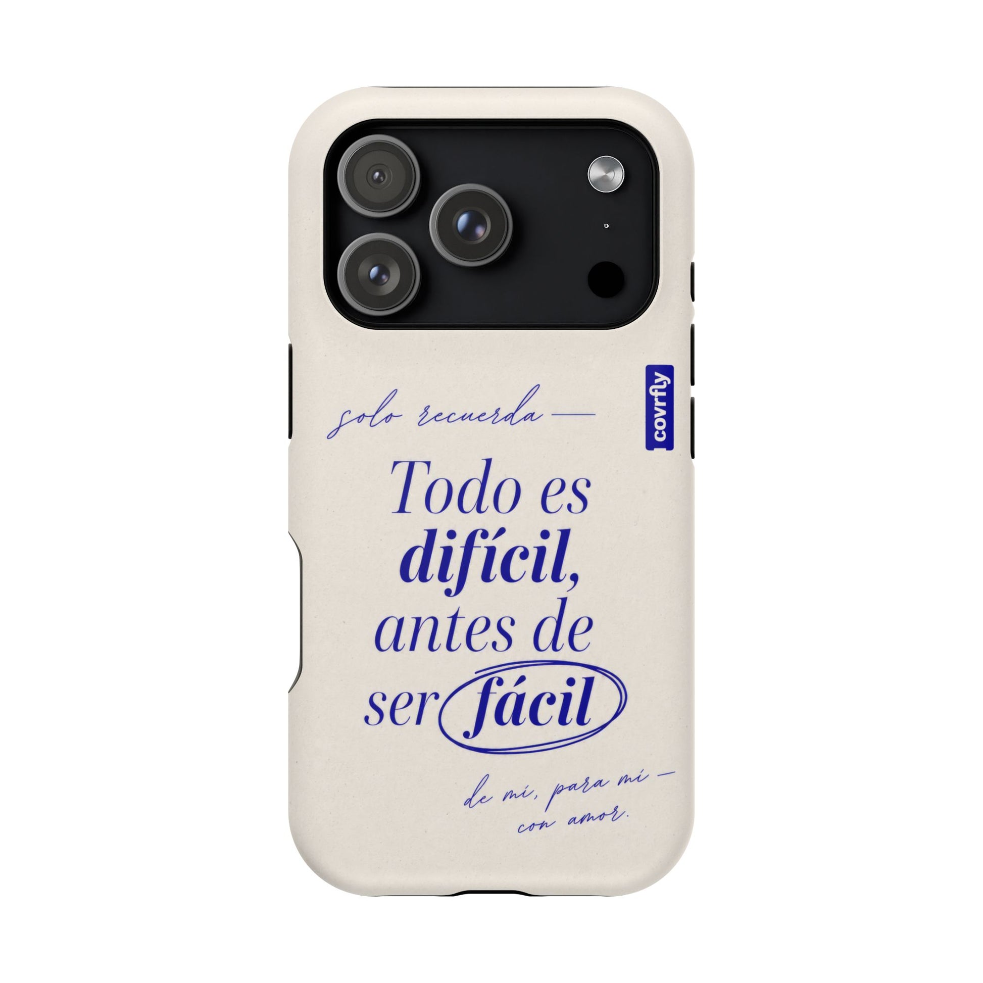 Funda Nota Propia para iPhone 17 Pro Matte Premium - View 1 - Diseño Premium covrfly