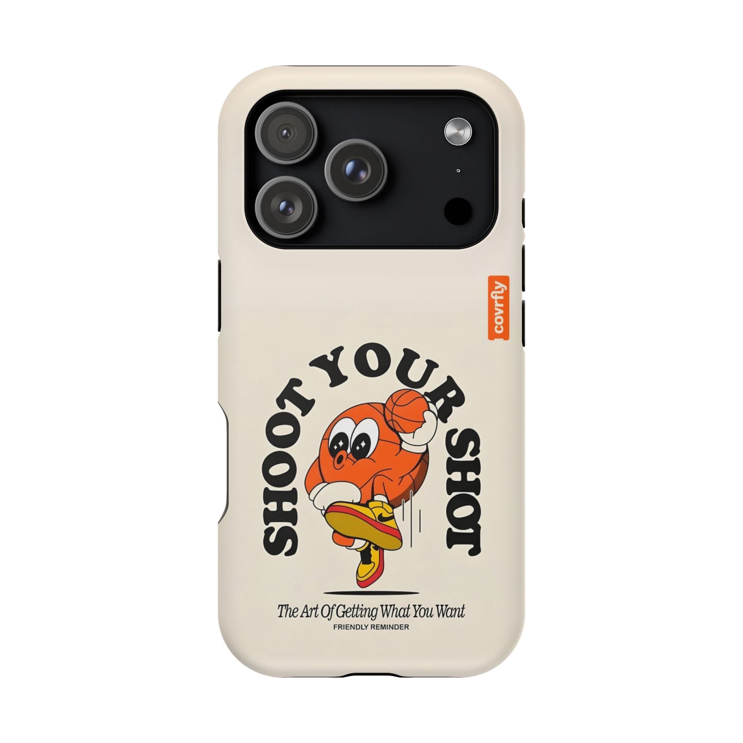 Funda Shoot Your Shot para iPhone 17 Pro Matte Premium - View 1 - Diseño Premium covrfly
