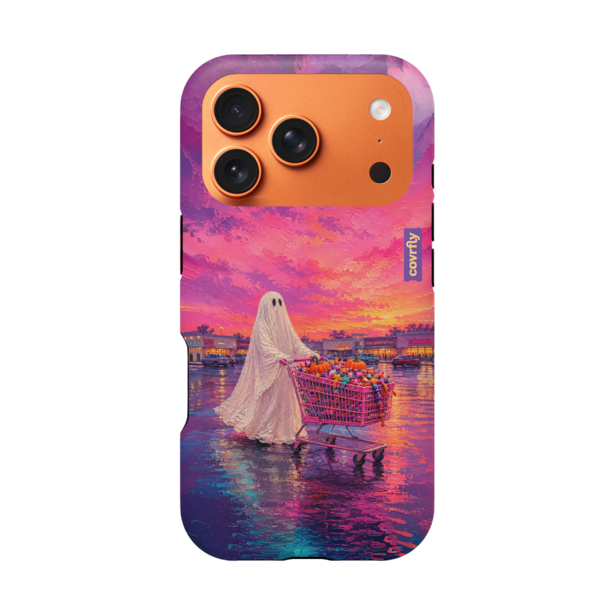 Funda Shopaholic Spirit para iPhone 17 Pro Matte Premium - View 1 - Diseño Premium covrfly