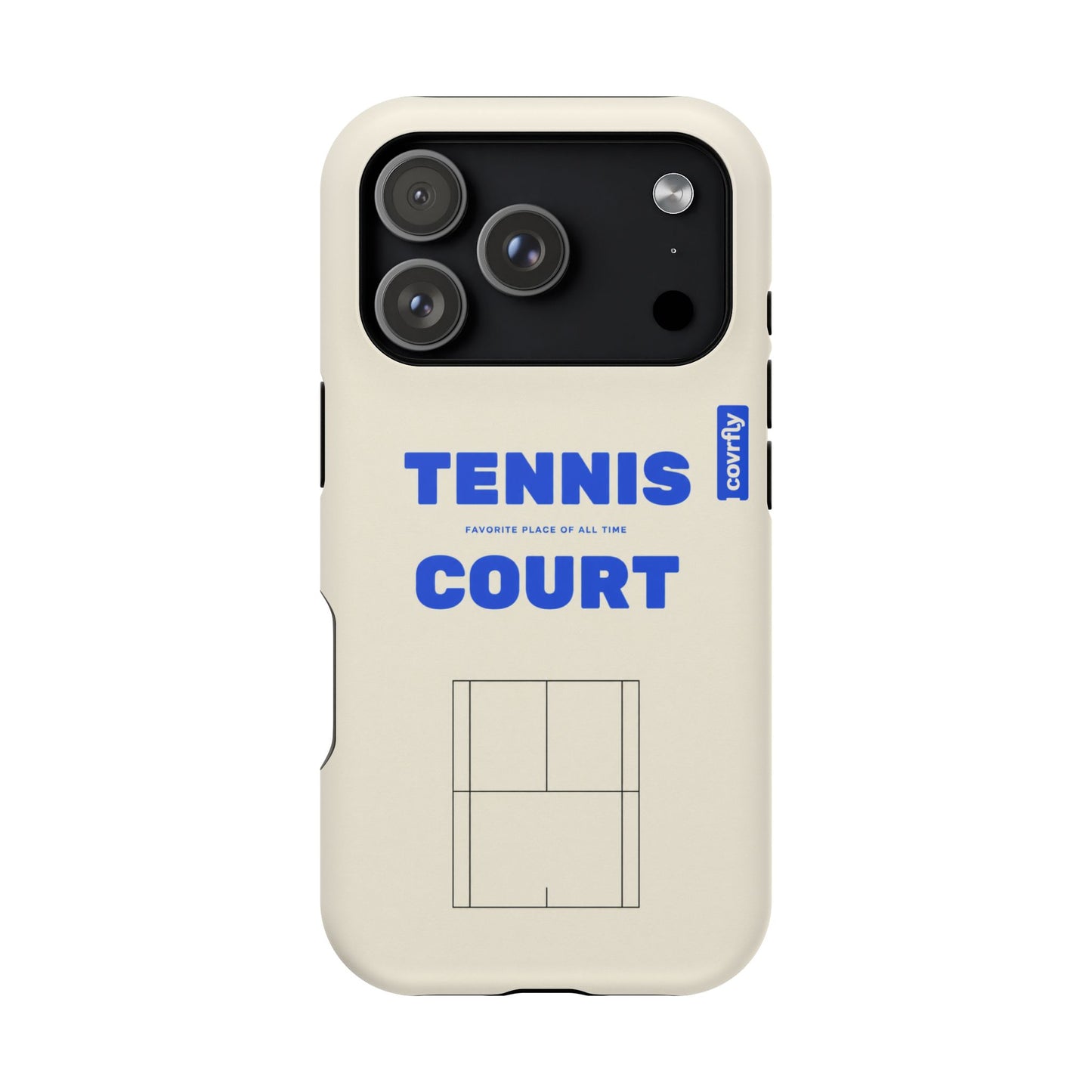 Funda Tennis Court para iPhone 17 Pro Matte Premium - View 1 - Diseño Premium covrfly