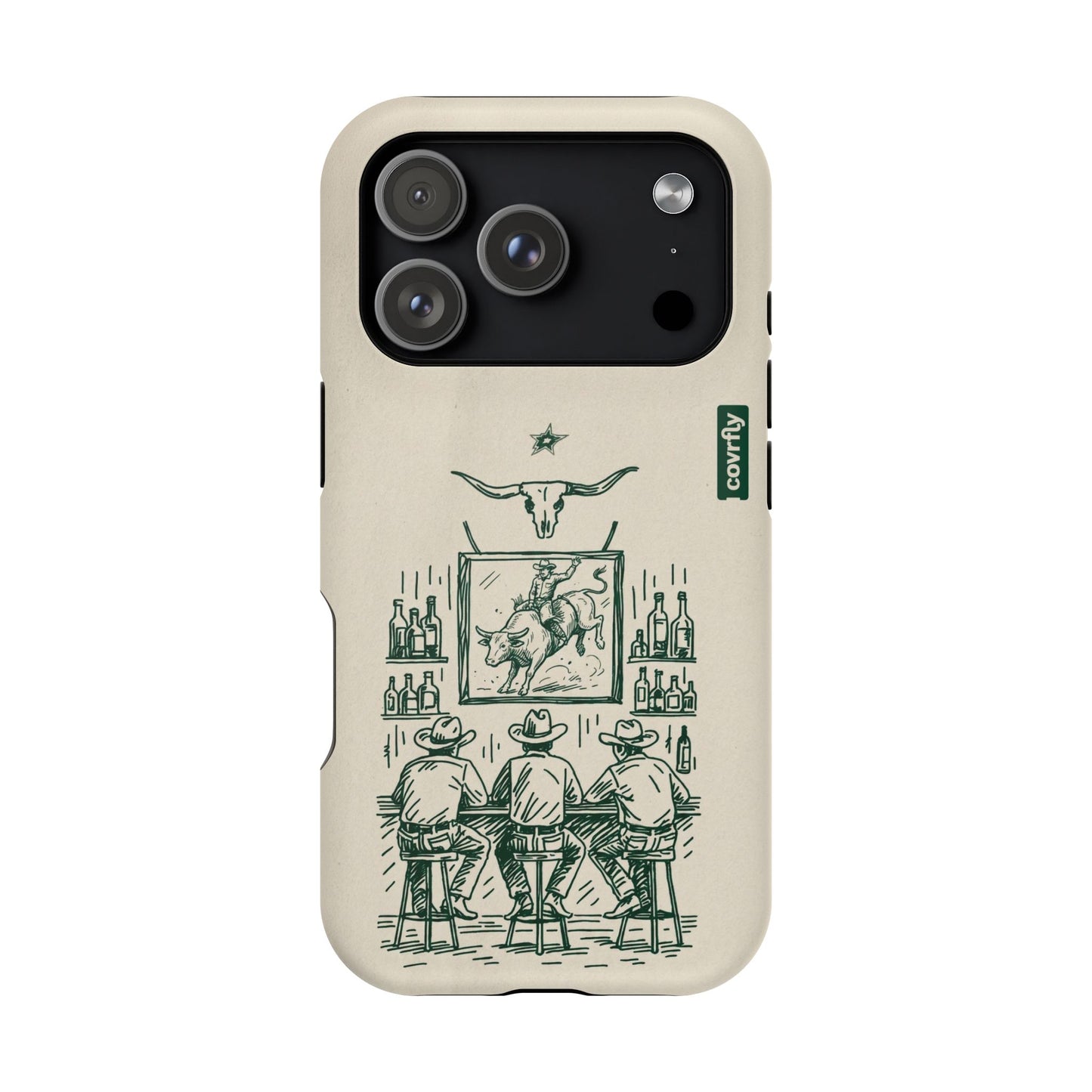 Funda Tres Sillas para iPhone 17 Pro Matte Premium - View 1 - Diseño Premium covrfly