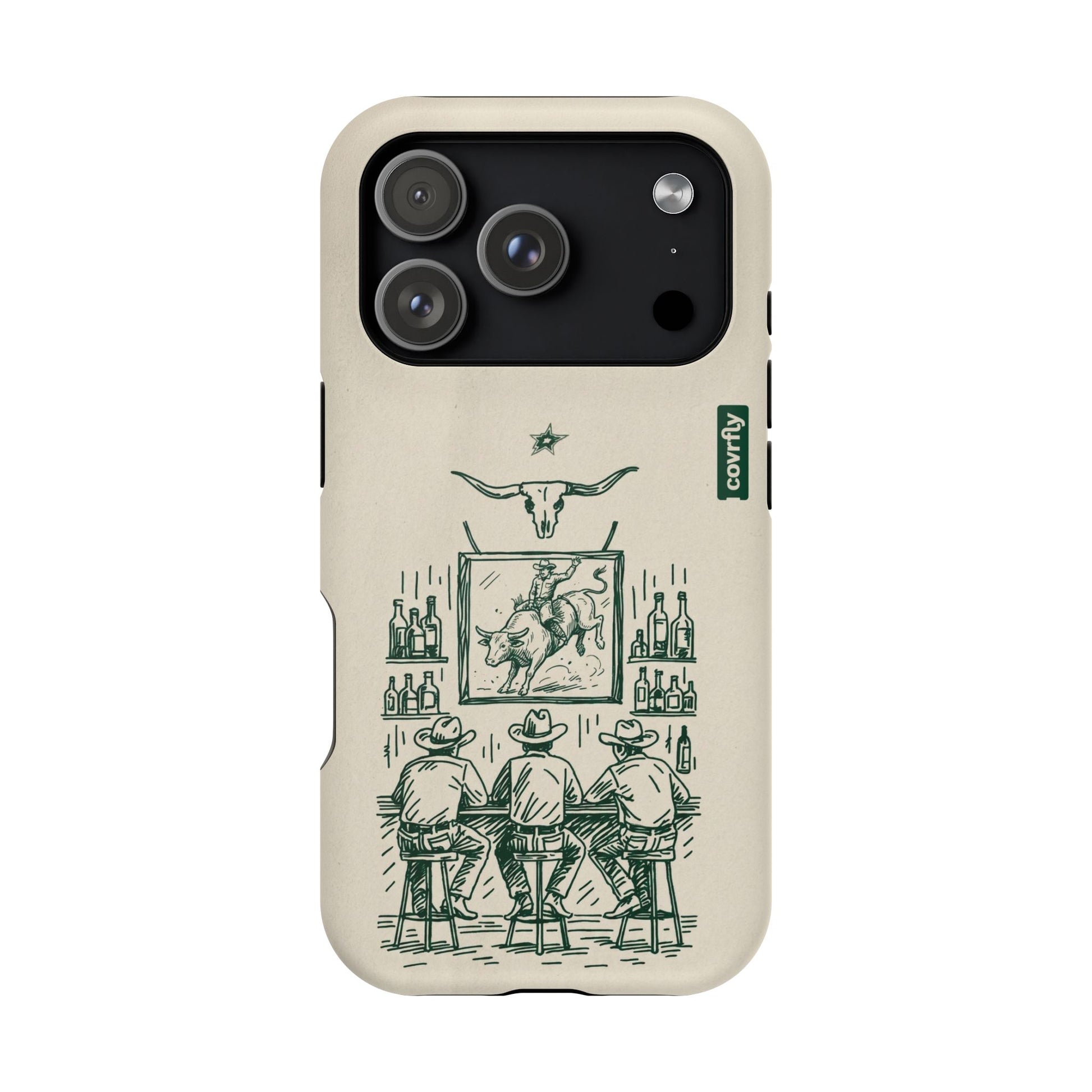 Funda Tres Sillas para iPhone 17 Pro Matte Premium - View 1 - Diseño Premium covrfly