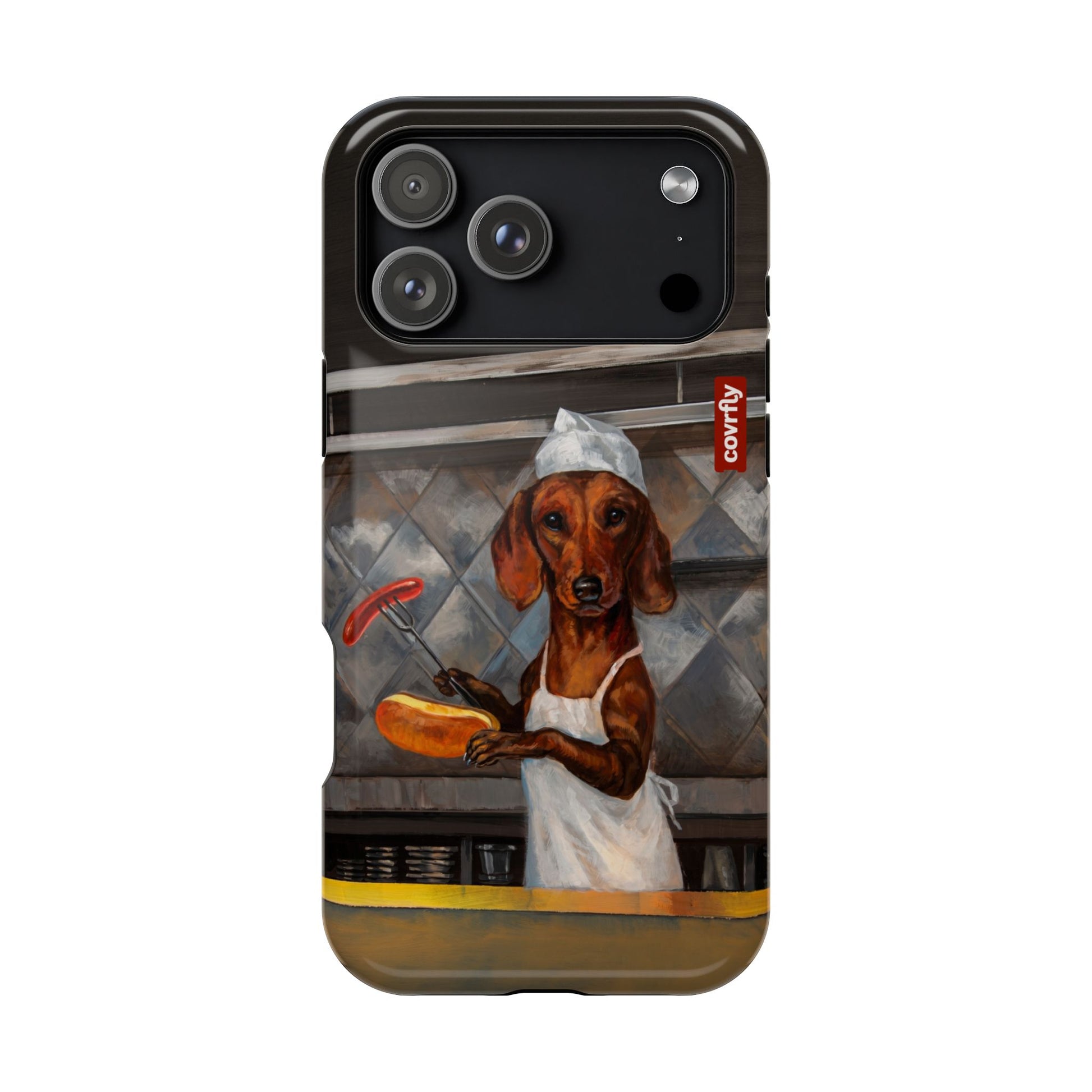 Funda Chef Salchicha para iPhone 17 Pro Max - View 1 - Diseño Premium covrfly