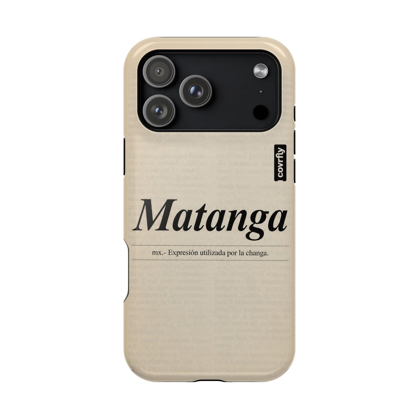 Funda Matanga Dijo para iPhone 17 Pro Max - View 1 - Diseño Premium covrfly