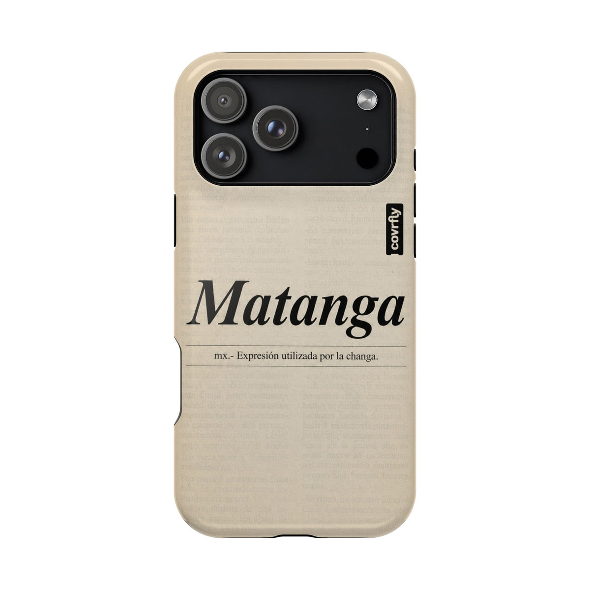 Funda Matanga Dijo para iPhone 17 Pro Max - View 1 - Diseño Premium covrfly