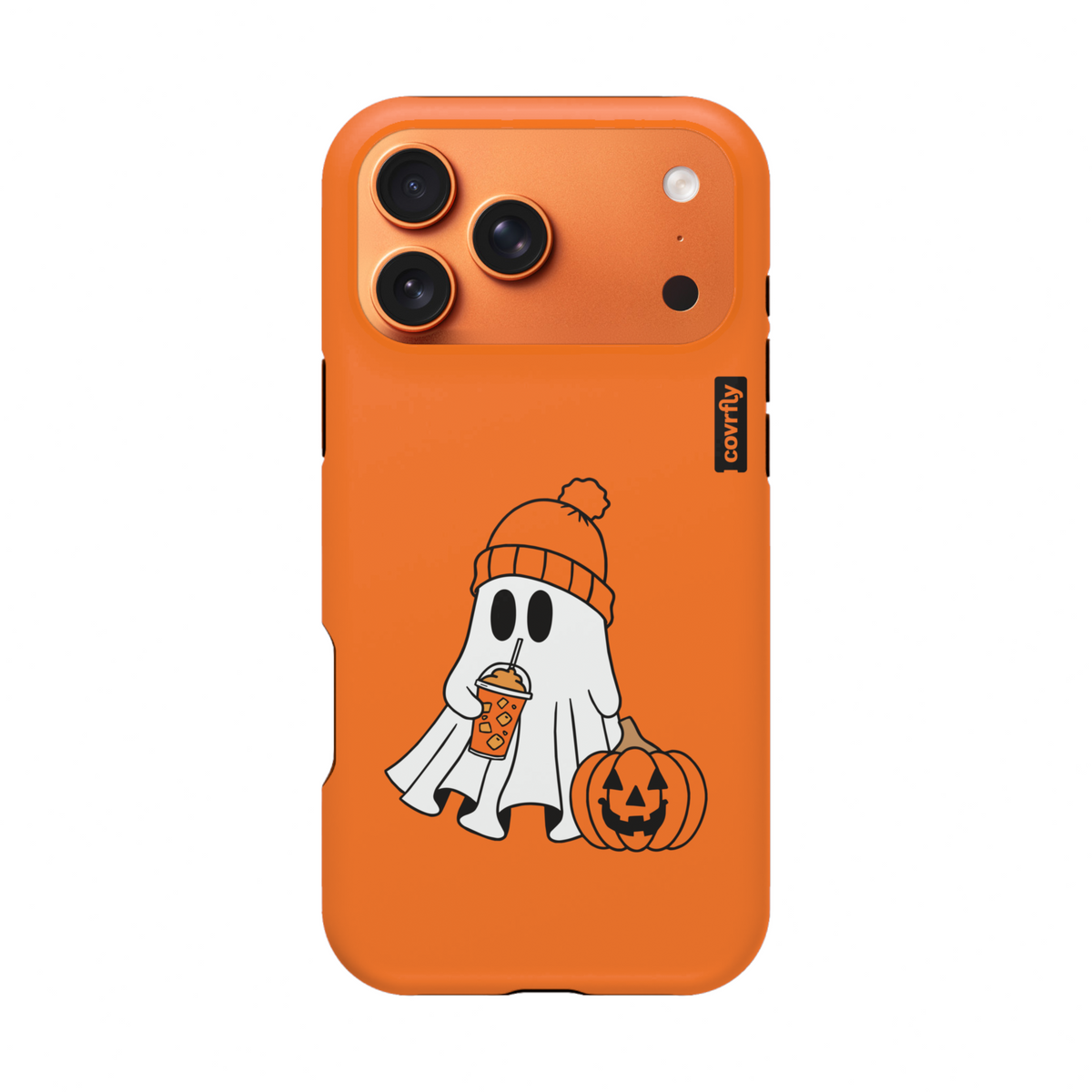 Funda Boo Latte para iPhone 17 Pro Max Matte Premium - View 1 - Diseño Premium covrfly