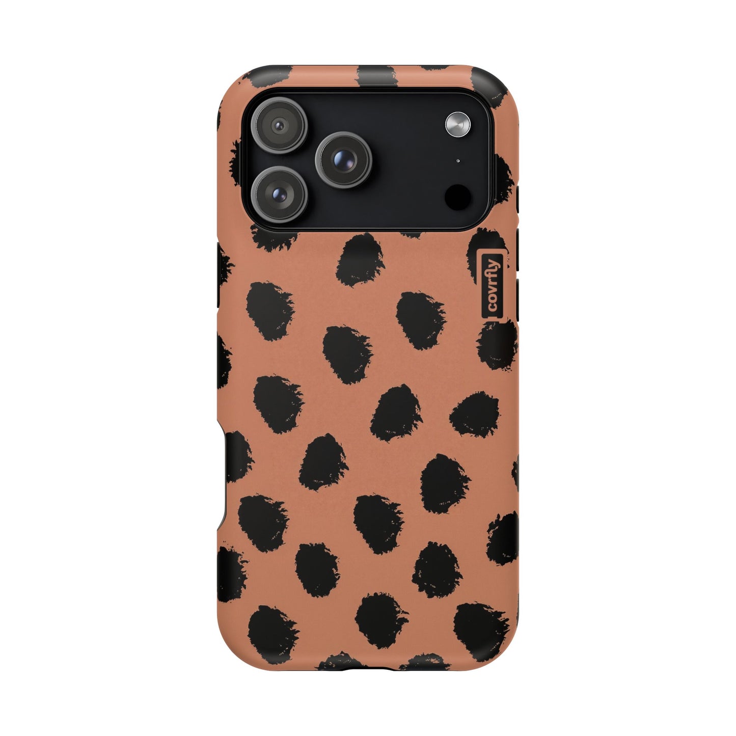 Funda Caos Terracota para iPhone 17 Pro Max Matte Premium - View 1 - Diseño Premium covrfly