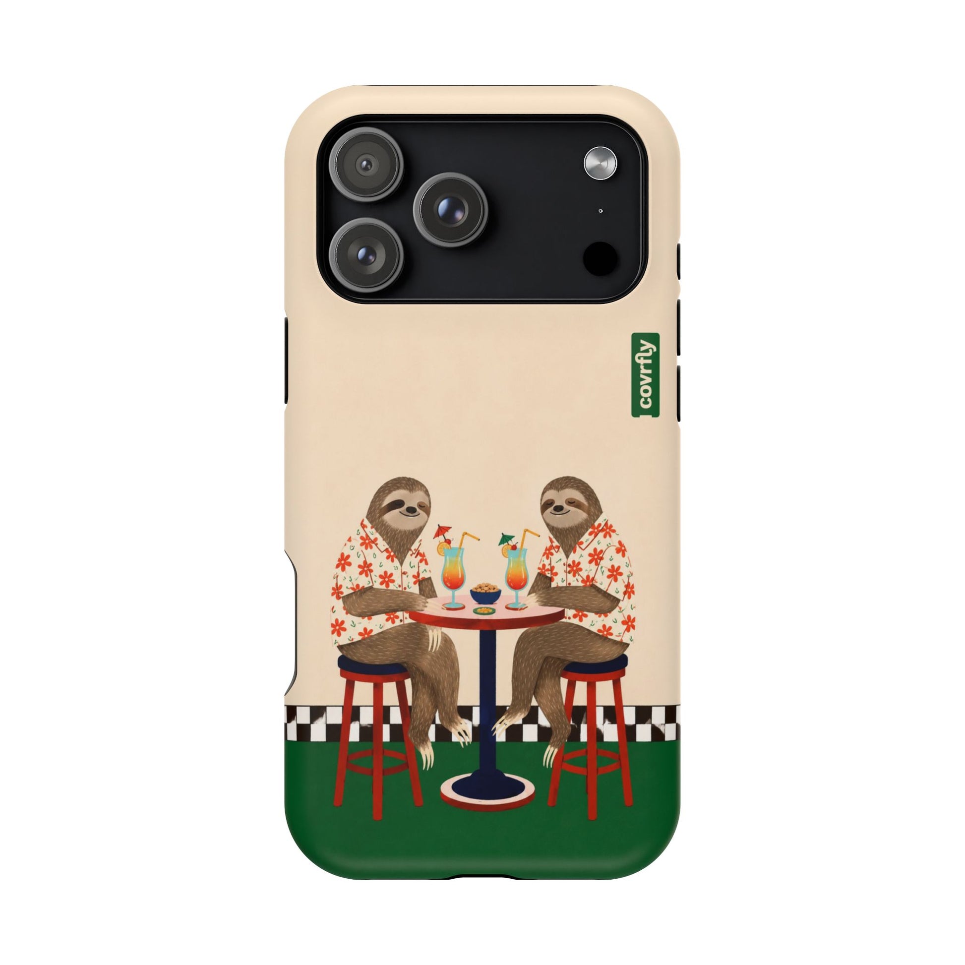 Funda Dos Perezas para iPhone 17 Pro Max Matte Premium - View 1 - Diseño Premium covrfly