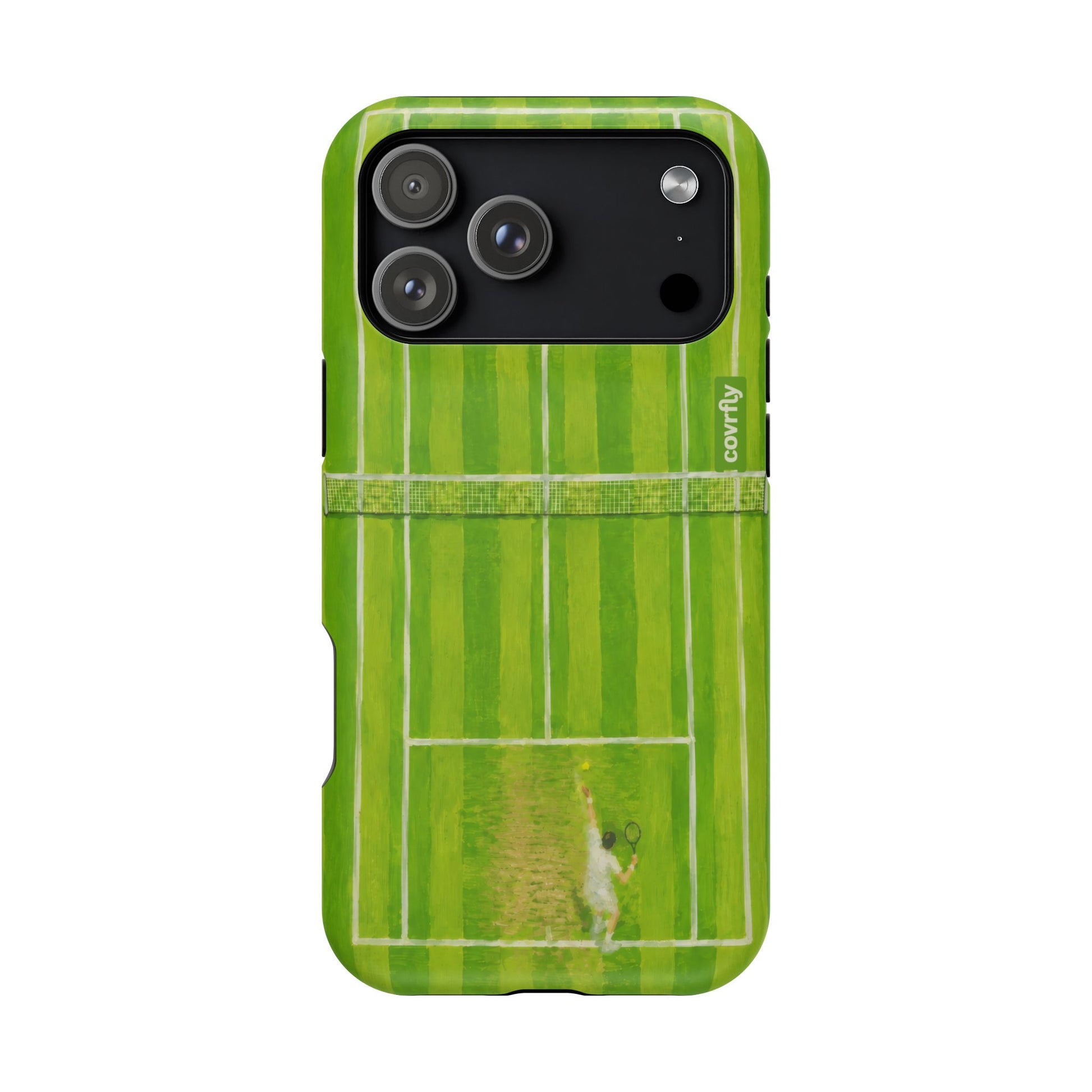 Funda Green Court para iPhone 17 Pro Max Matte Premium - View 1 - Diseño Premium covrfly