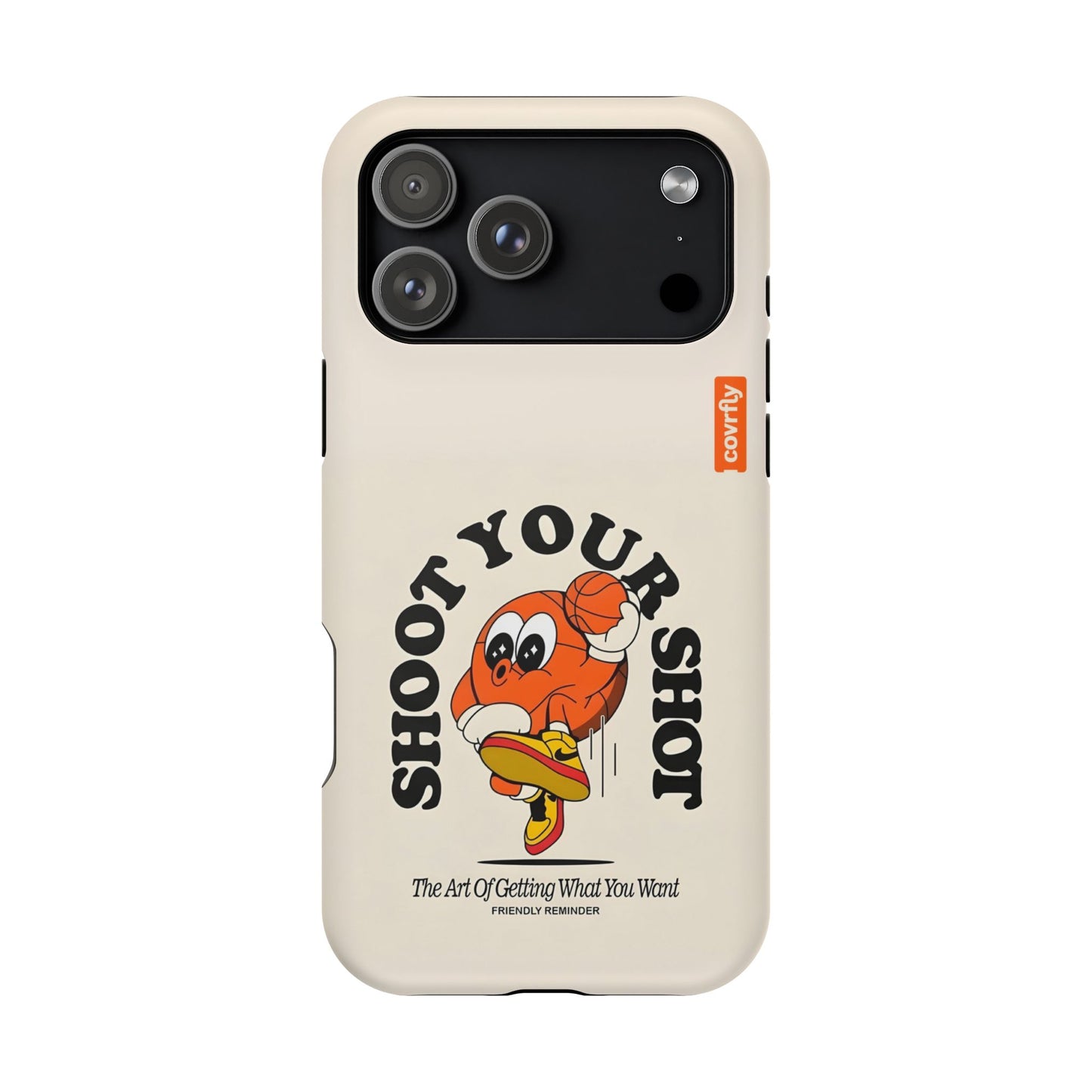 Funda Shoot Your Shot para iPhone 17 Pro Max Matte Premium - View 1 - Diseño Premium covrfly