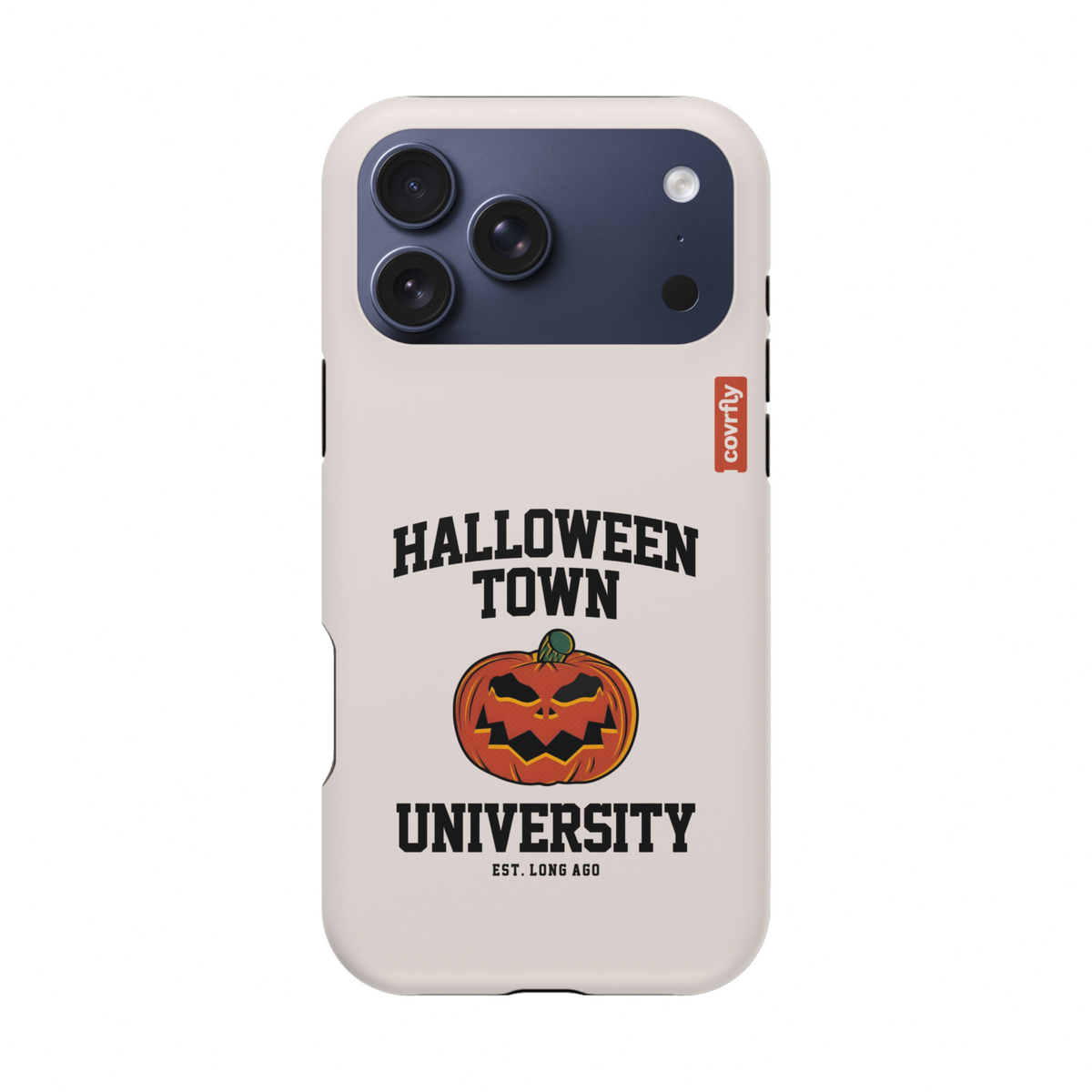 Funda Spooky Alumni para iPhone 17 Pro Max Matte Premium - View 1 - Diseño Premium covrfly