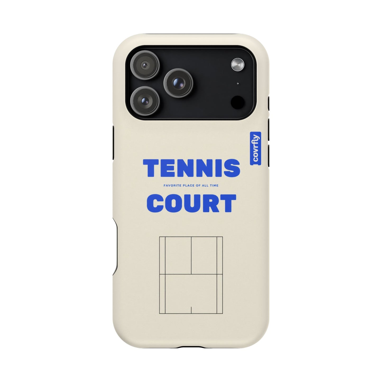 Funda Tennis Court para iPhone 17 Pro Max Matte Premium - View 1 - Diseño Premium covrfly