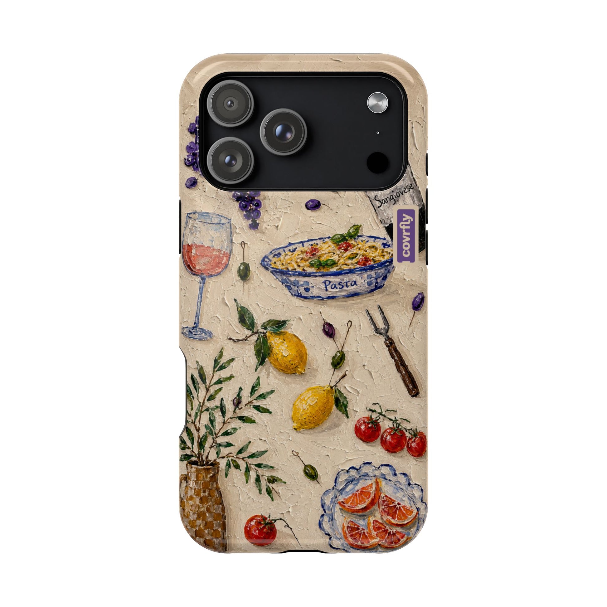 Funda Trattoria para iPhone 17 Pro Max Matte Premium - View 1 - Diseño Premium covrfly