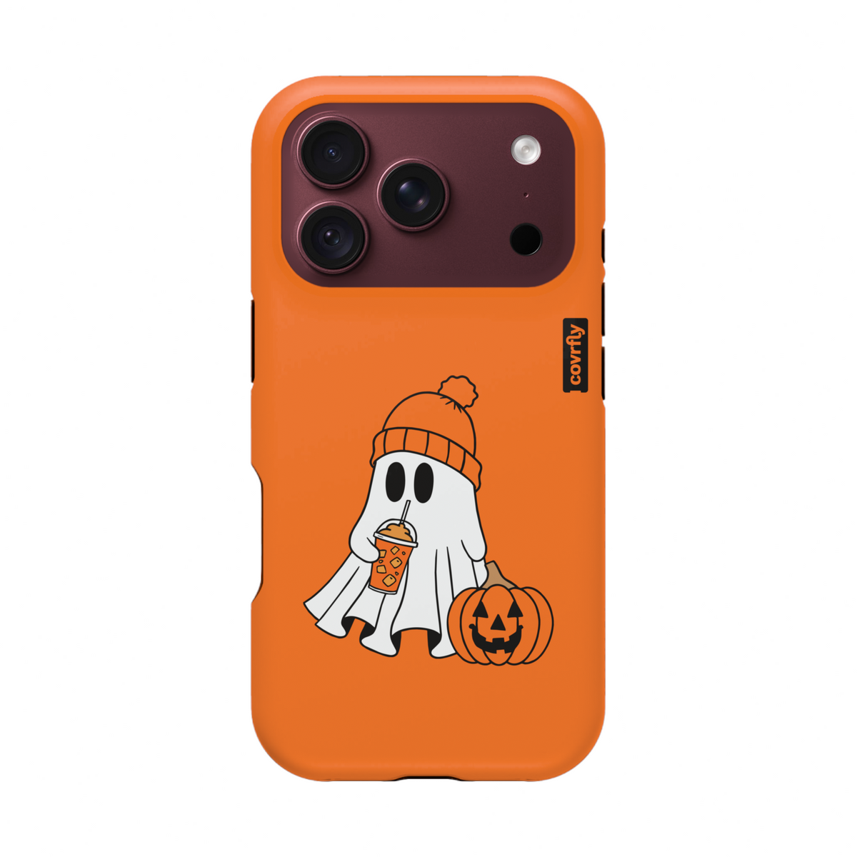 Funda Boo Latte para iPhone 18 Pro Matte Premium - View 1 - Diseño Premium covrfly