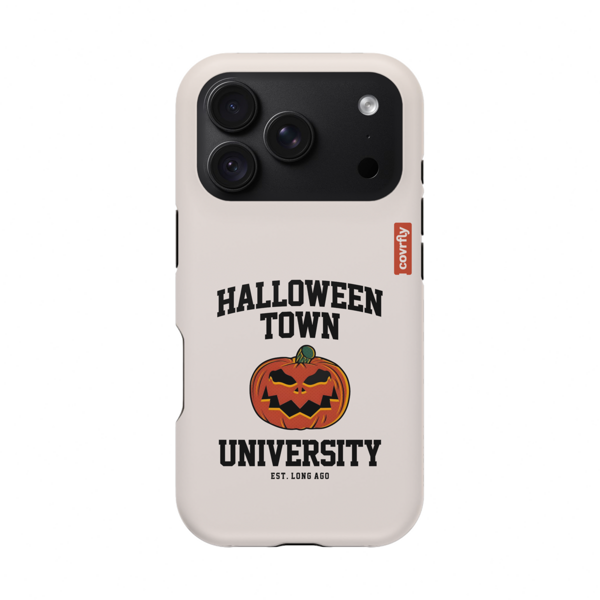 Funda Spooky Alumni para iPhone 18 Pro Matte Premium - View 1 - Diseño Premium covrfly