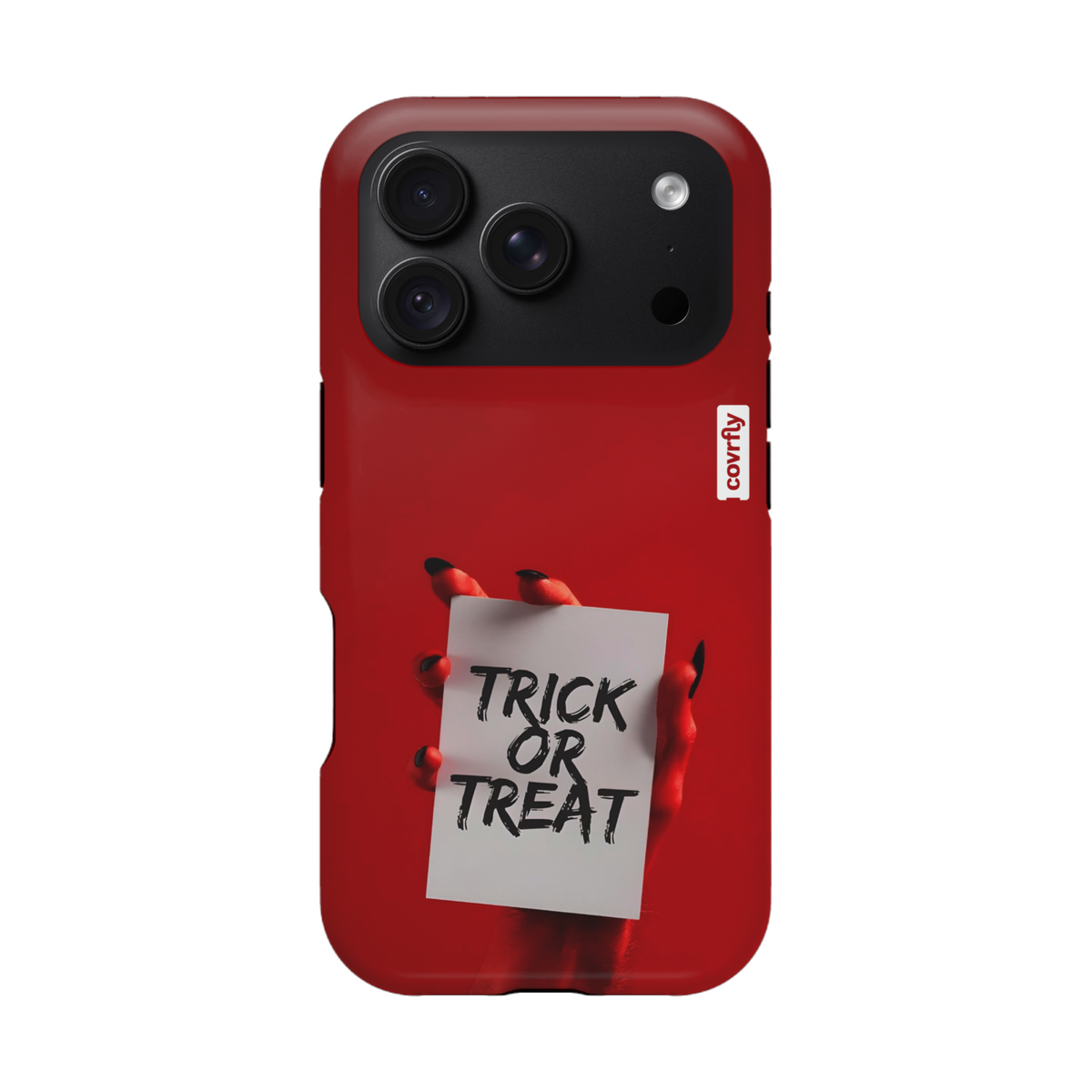 Funda Trick or Treat para iPhone 18 Pro Matte Premium - View 1 - Diseño Premium covrfly
