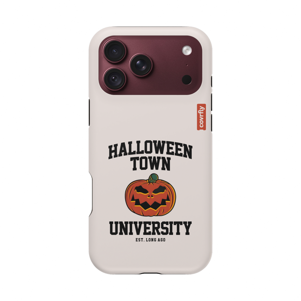 Funda Spooky Alumni para iPhone 18 Pro Max Matte Premium - View 1 - Diseño Premium covrfly